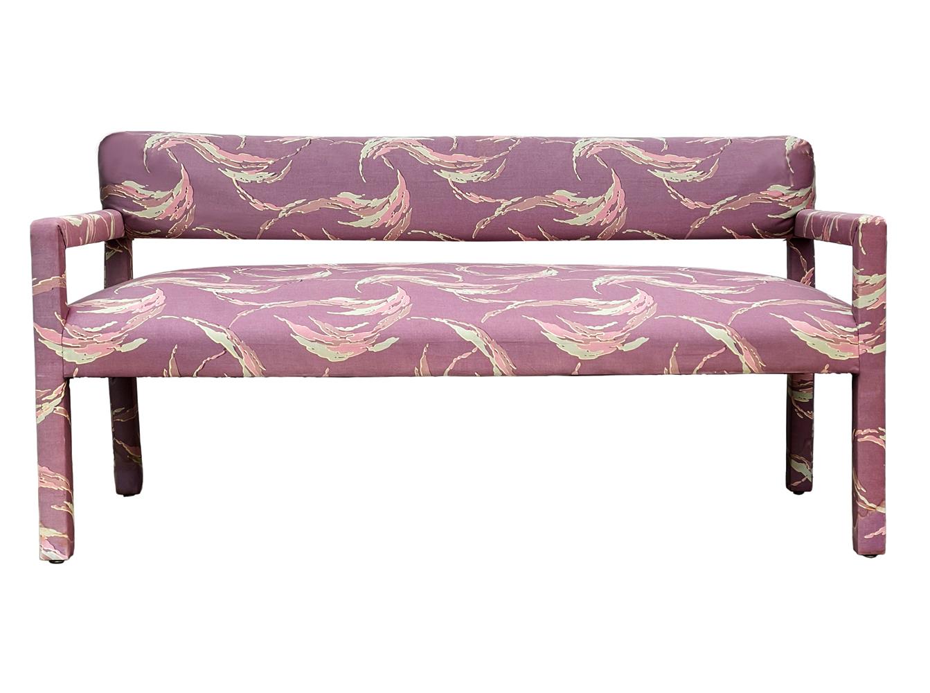 Mid-Century Modern Mid Century Modern Parsons Settee, Sofa or Bench, circa 1970s For Sale
