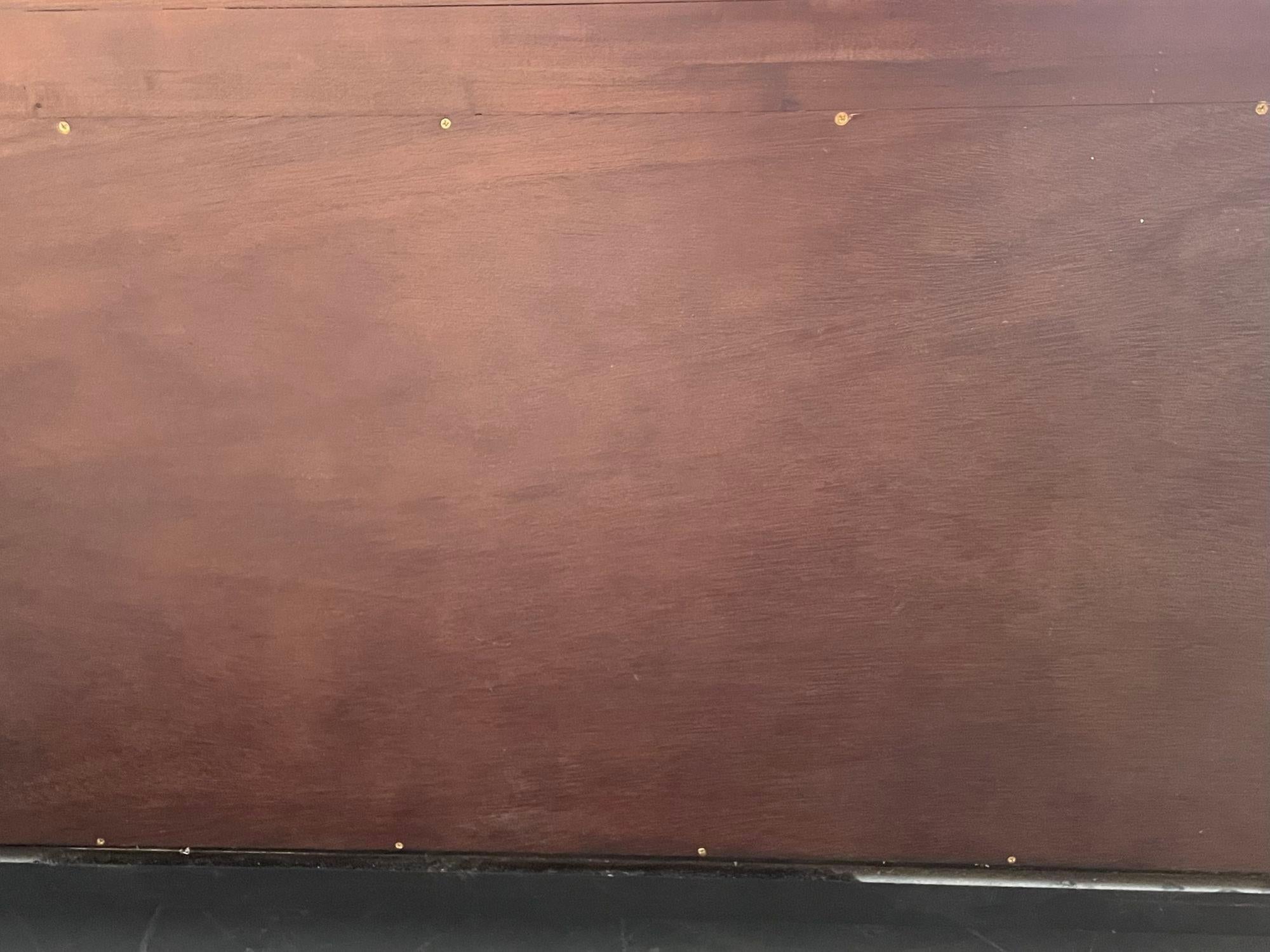 Mid-Century Modern Parzinger Style Parchment Dresser / Sideboard / Cabinet For Sale 6