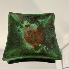 Mid-Century Modern Patinated Bronze Vide Poche or Ashtray