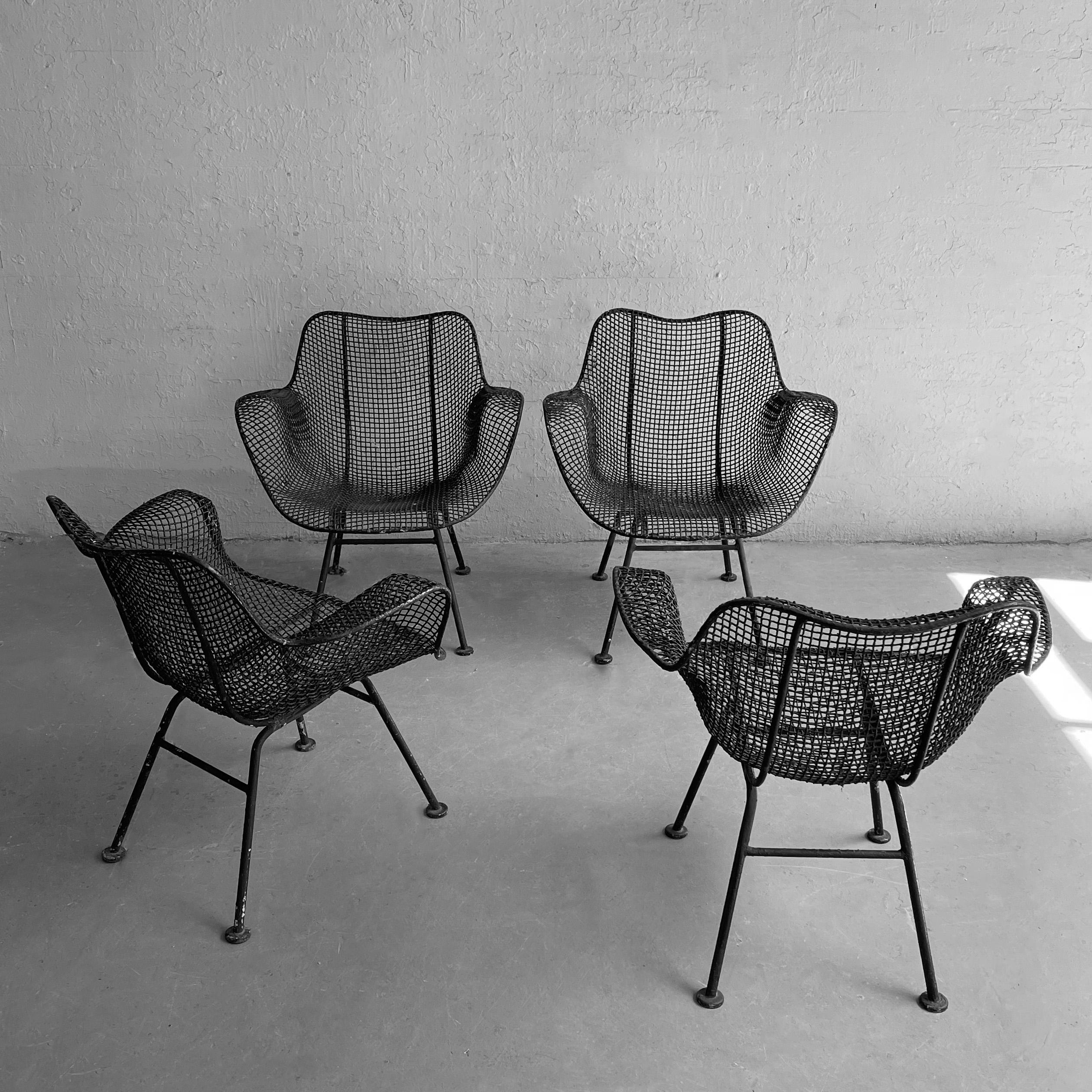 20th Century Mid-Century Modern Patio Armchairs By Russell Woodard, Sculptura For Sale