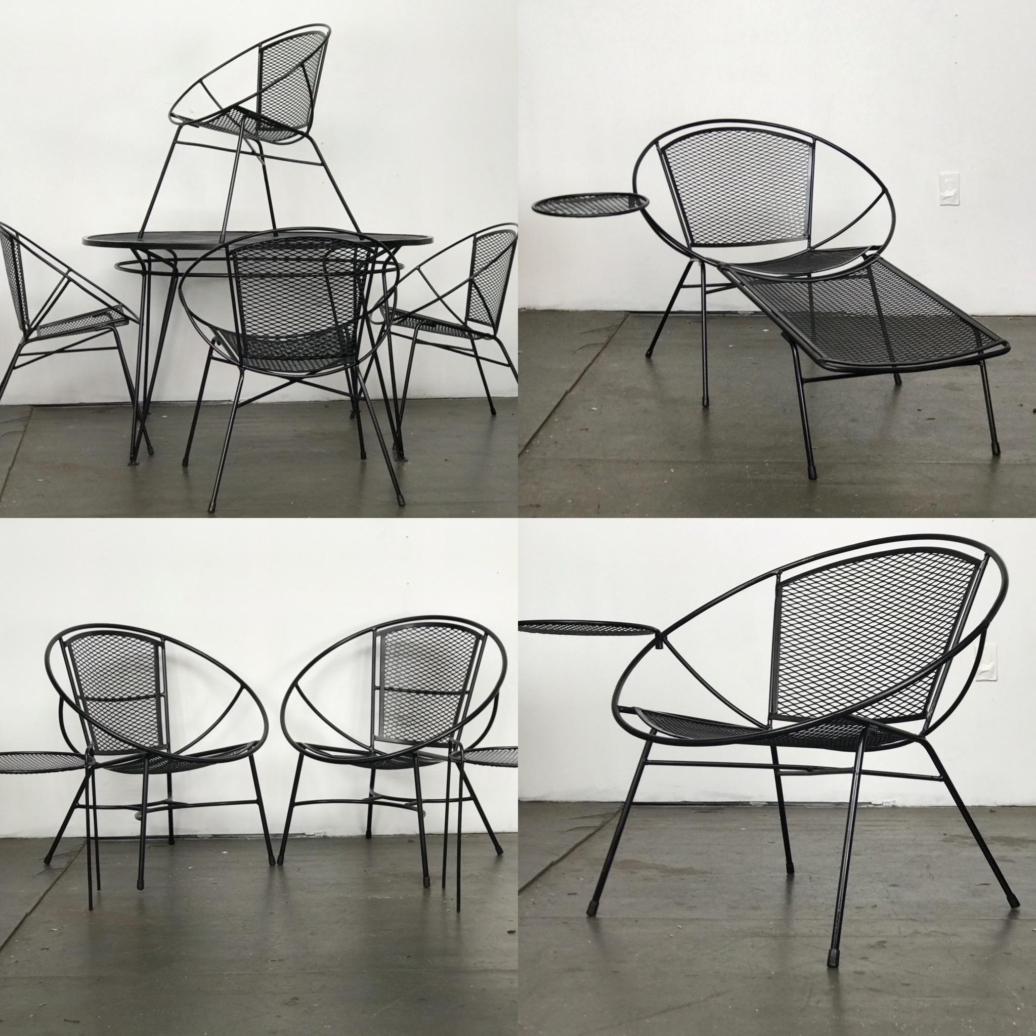Mid-Century Modern Patio Chaise Lounge by Maurizio Tempestini for Salterini 4