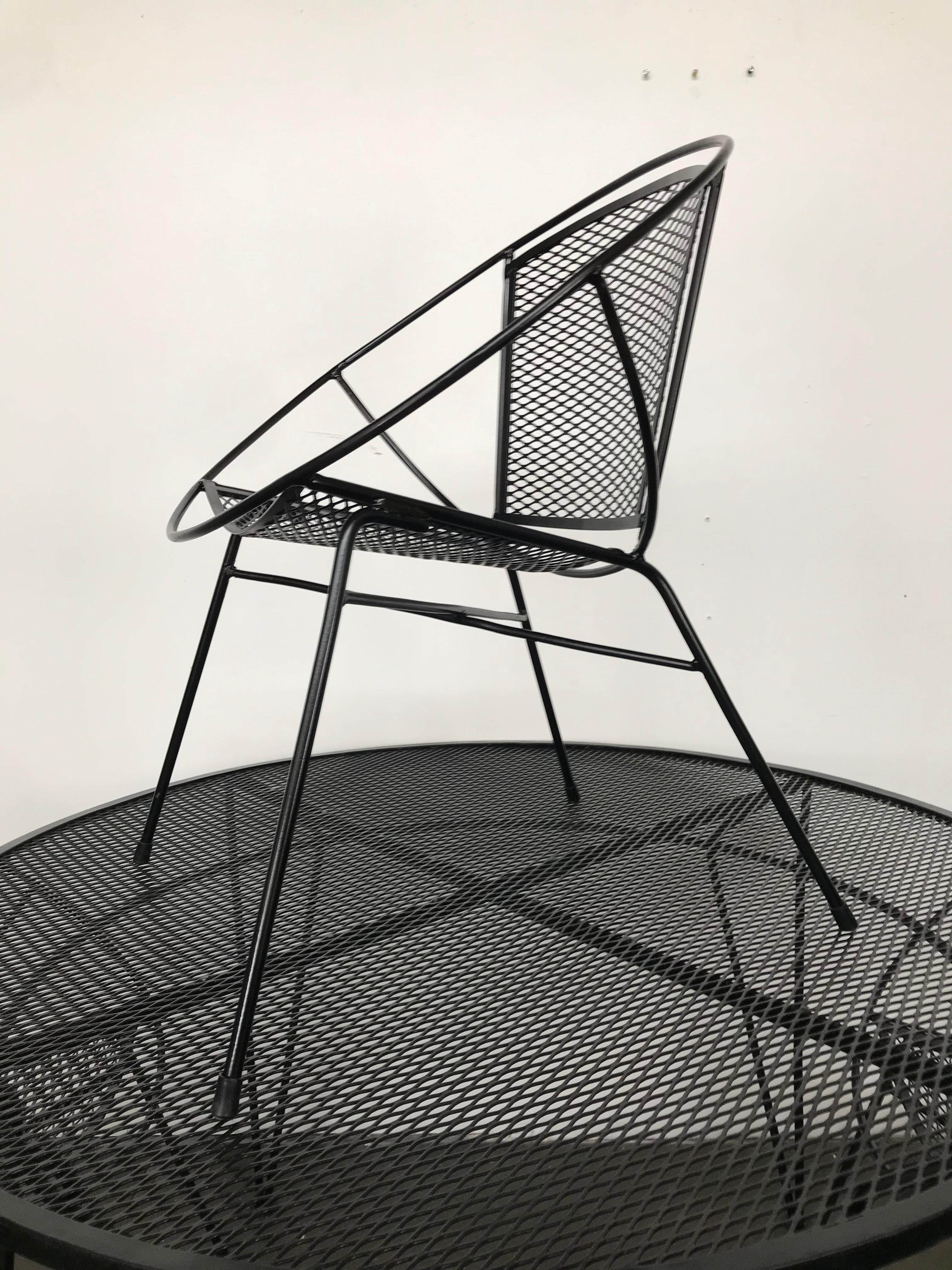 Américain Ensemble de salle à manger de patio de style mi-siècle moderne par Maurizio Tempestini  pour Salterini