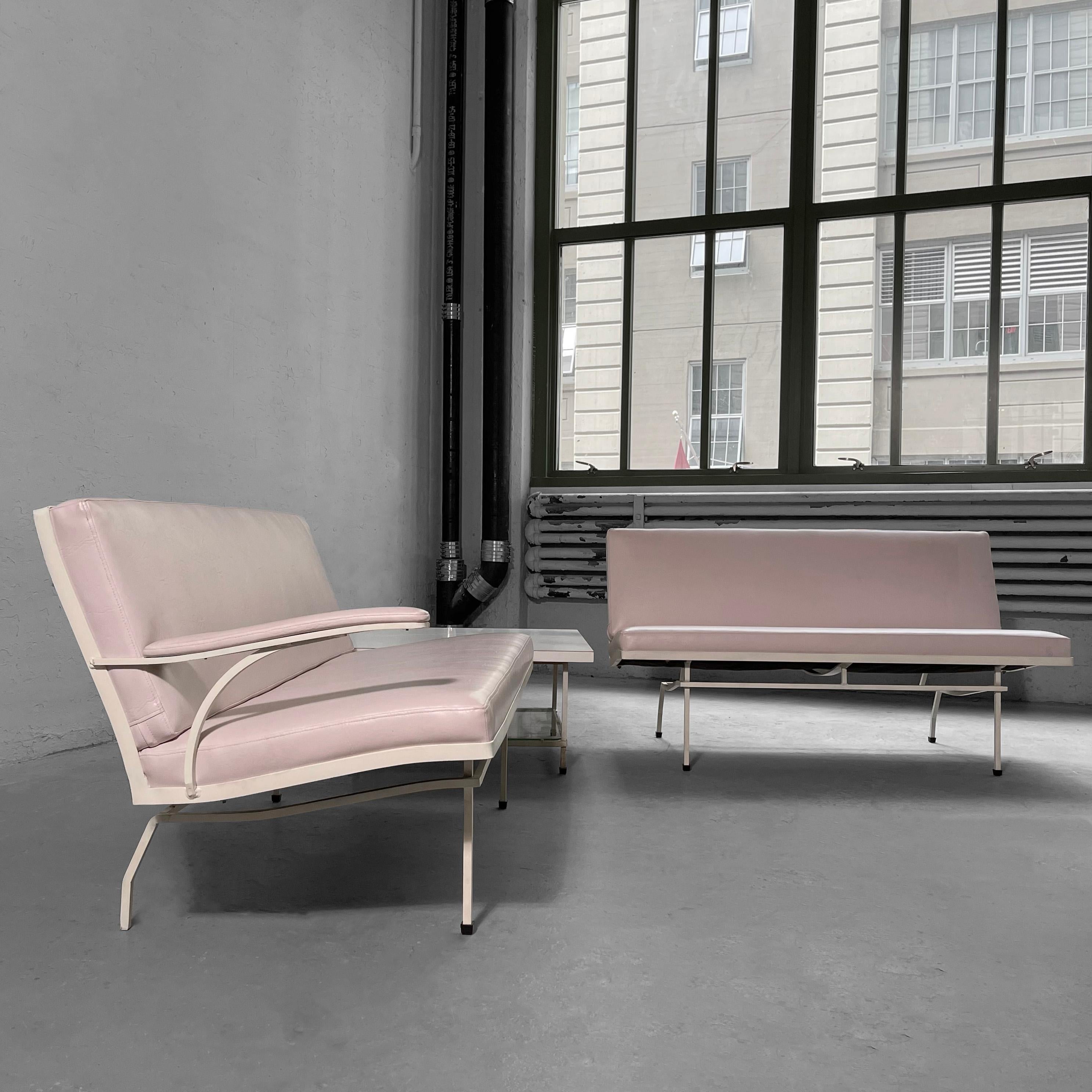 Modernes Terrassen-Sofa-Set aus der Mitte des Jahrhunderts von Woodard (amerikanisch) im Angebot