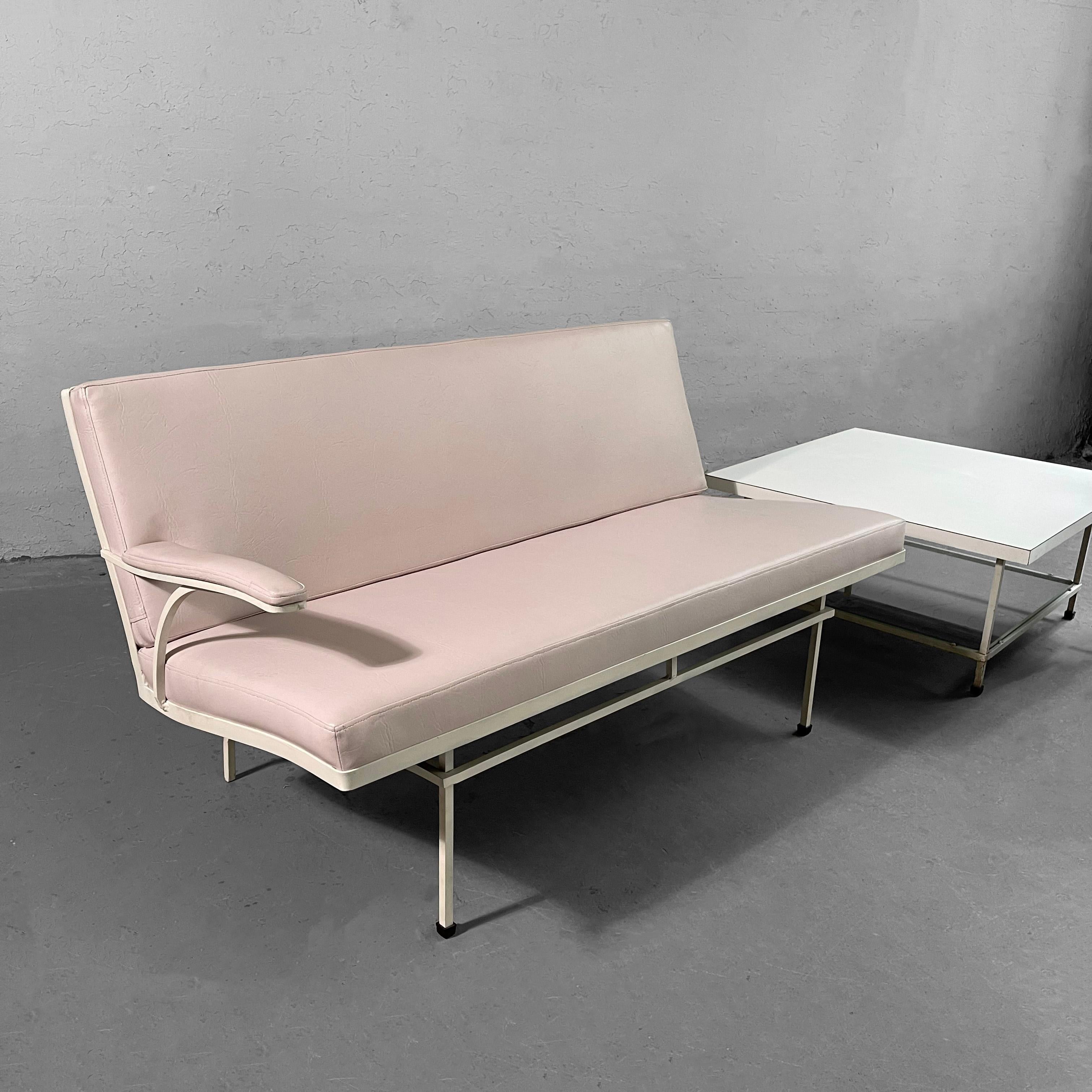 20th Century Mid-Century Modern Patio Sofa Set by Woodard For Sale