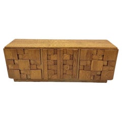 Mid Century Modern Paul Evans Style  Brutalist 9 Drawer Dresser by Lane Furnitur