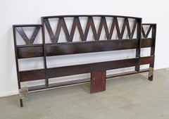 Mid-Century Modern Paul Frankl Zig-Zag King Size Headboard