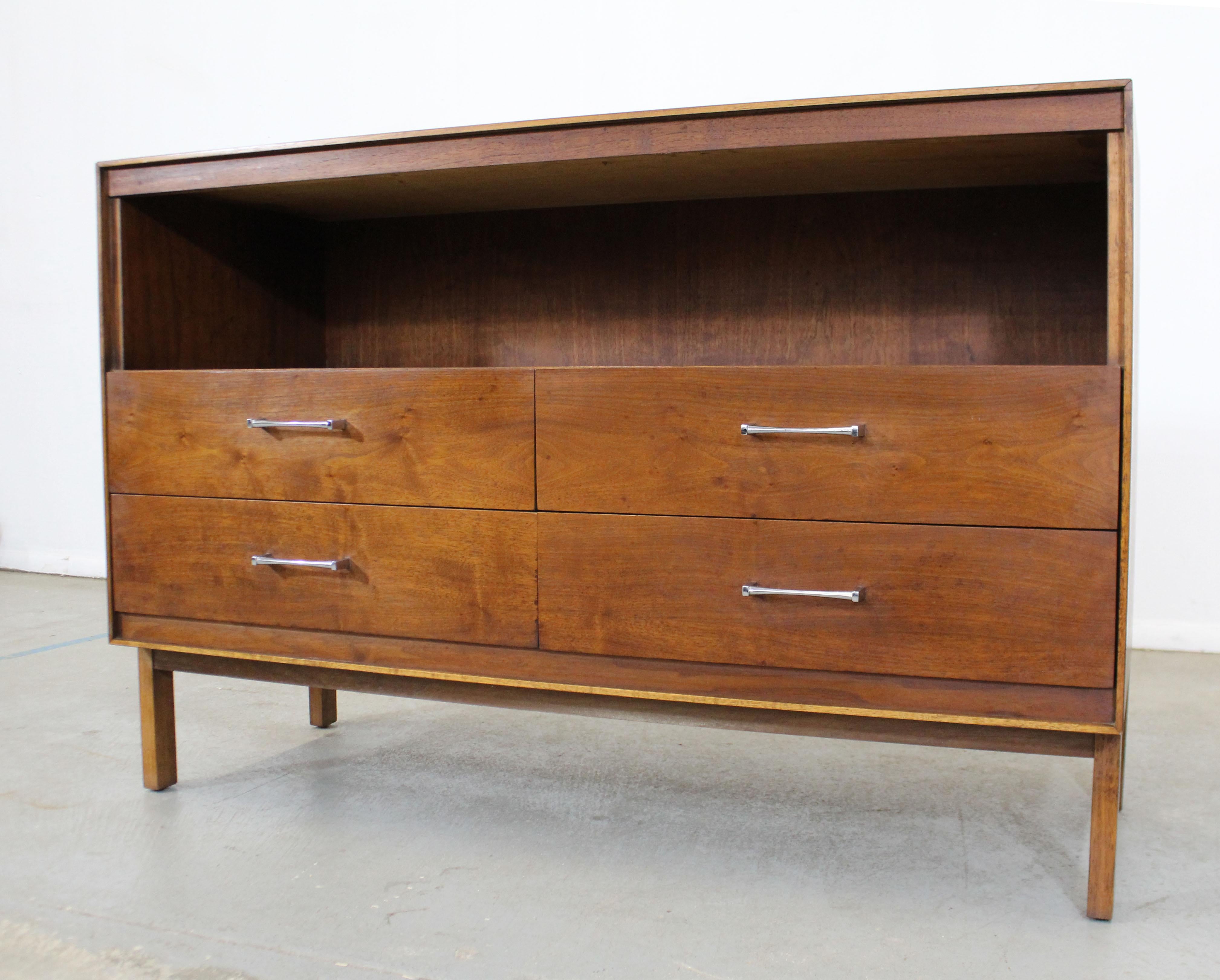 American Mid-Century Modern Paul McCobb Components for Lane Walnut Credenza Dresser