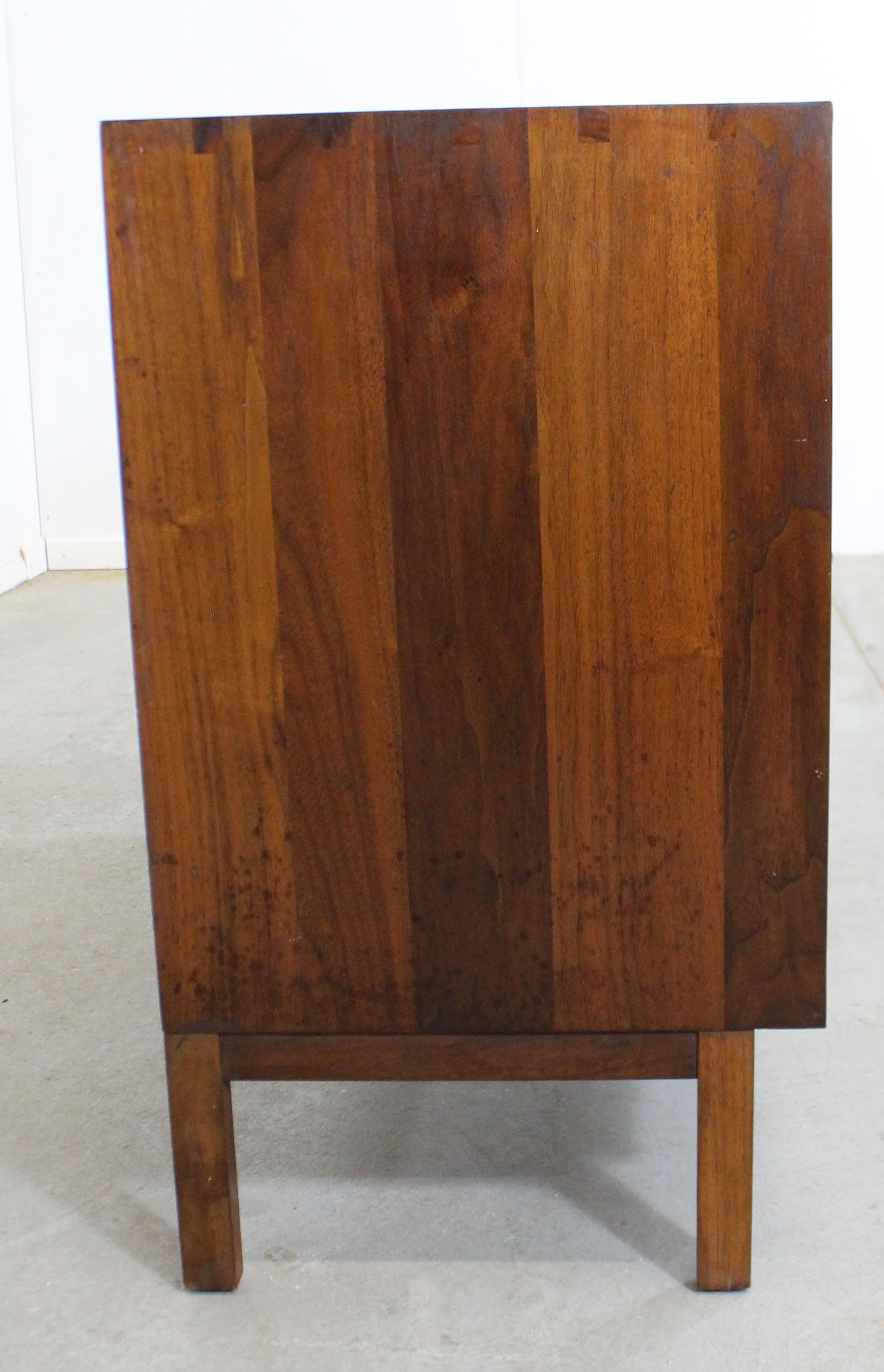 Mid-Century Modern Paul McCobb Components for Lane Walnut Credenza Dresser In Good Condition In Wilmington, DE