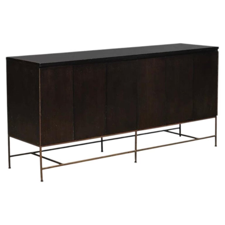 Mid Century Modern Paul McCobb Credenza with Brass base for Calvin Group