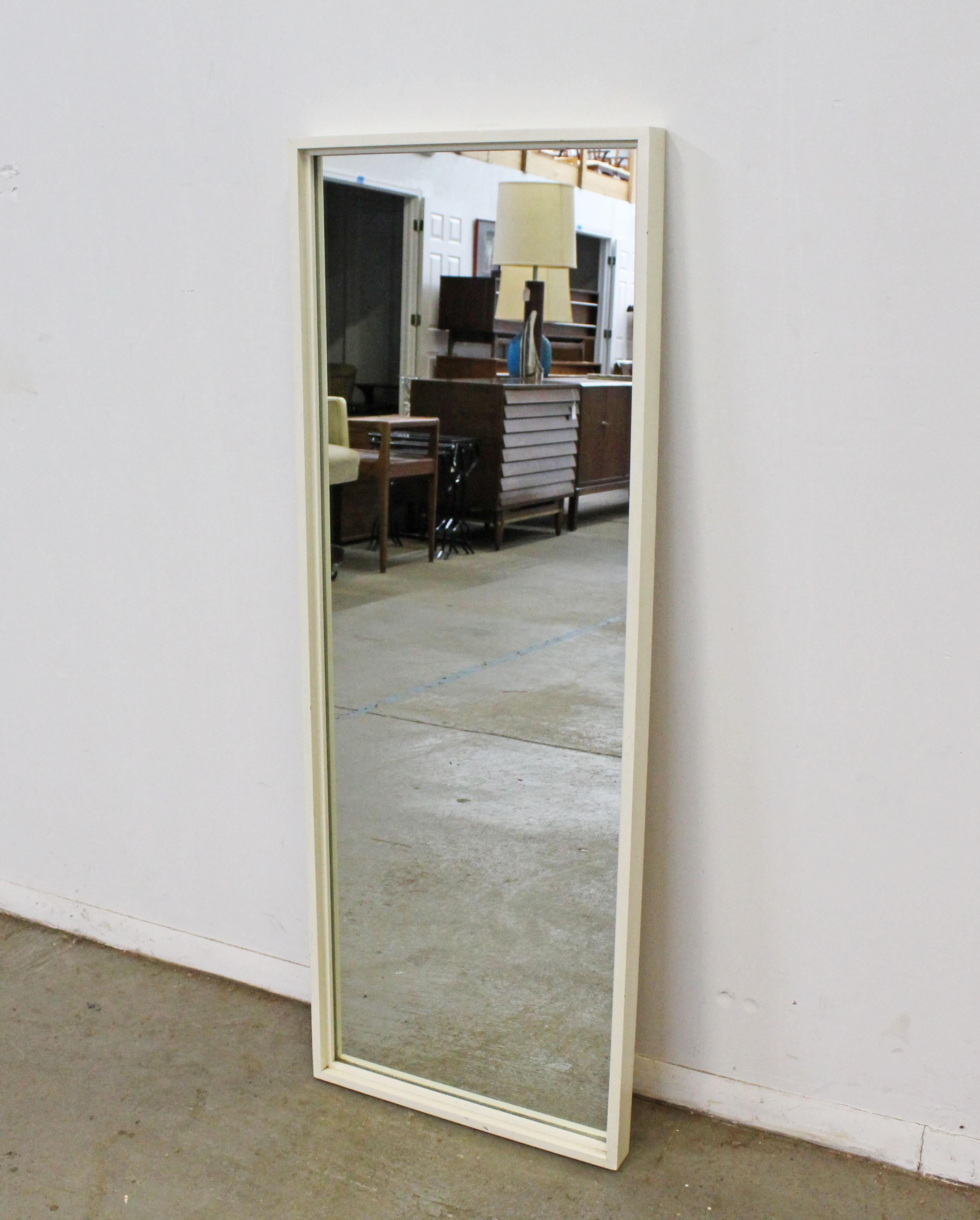 American Mid-Century Modern Paul McCobb for Planner Group White Wall Mirror For Sale