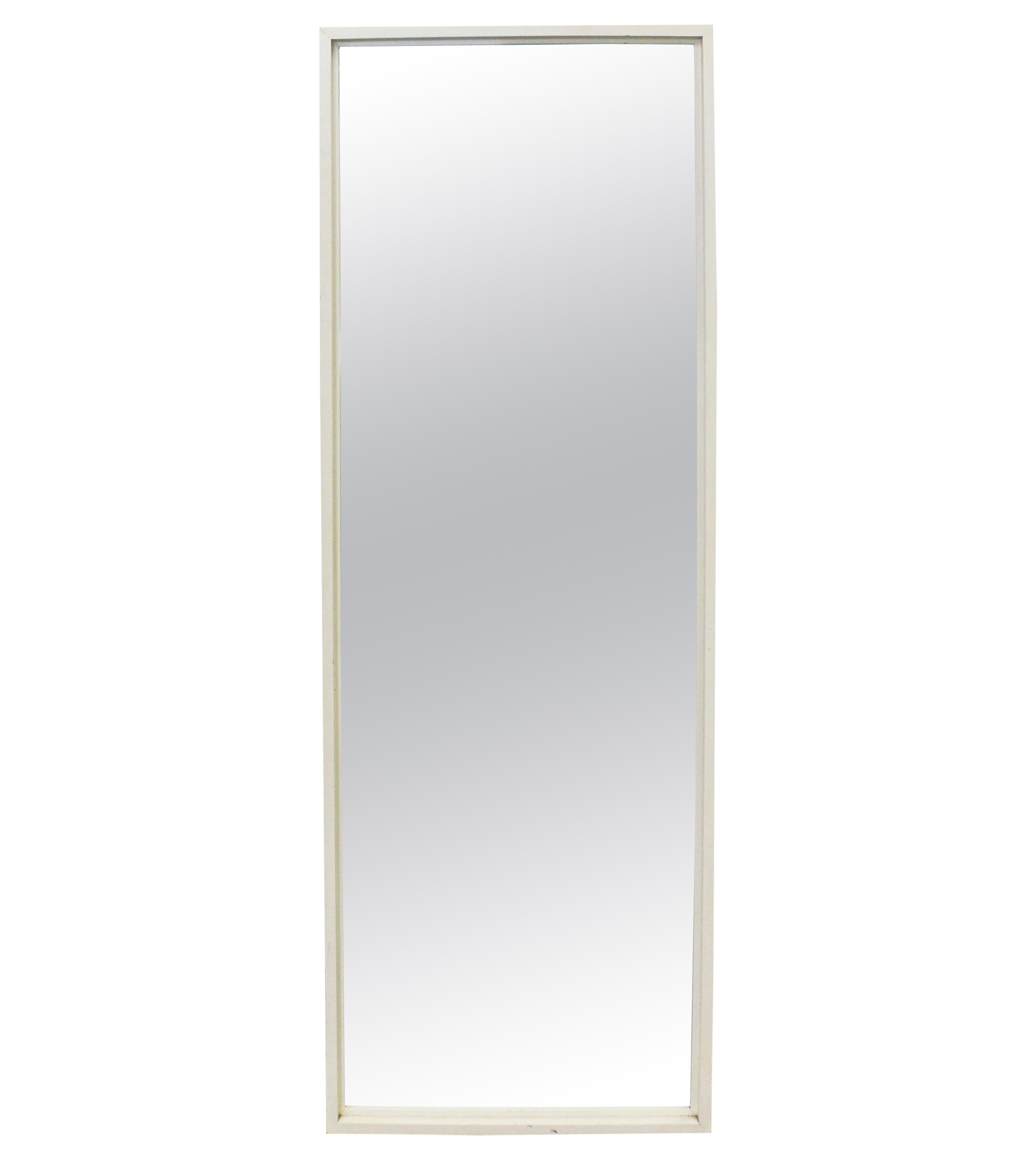 Mid-Century Modern Paul McCobb for Planner Group White Wall Mirror For Sale