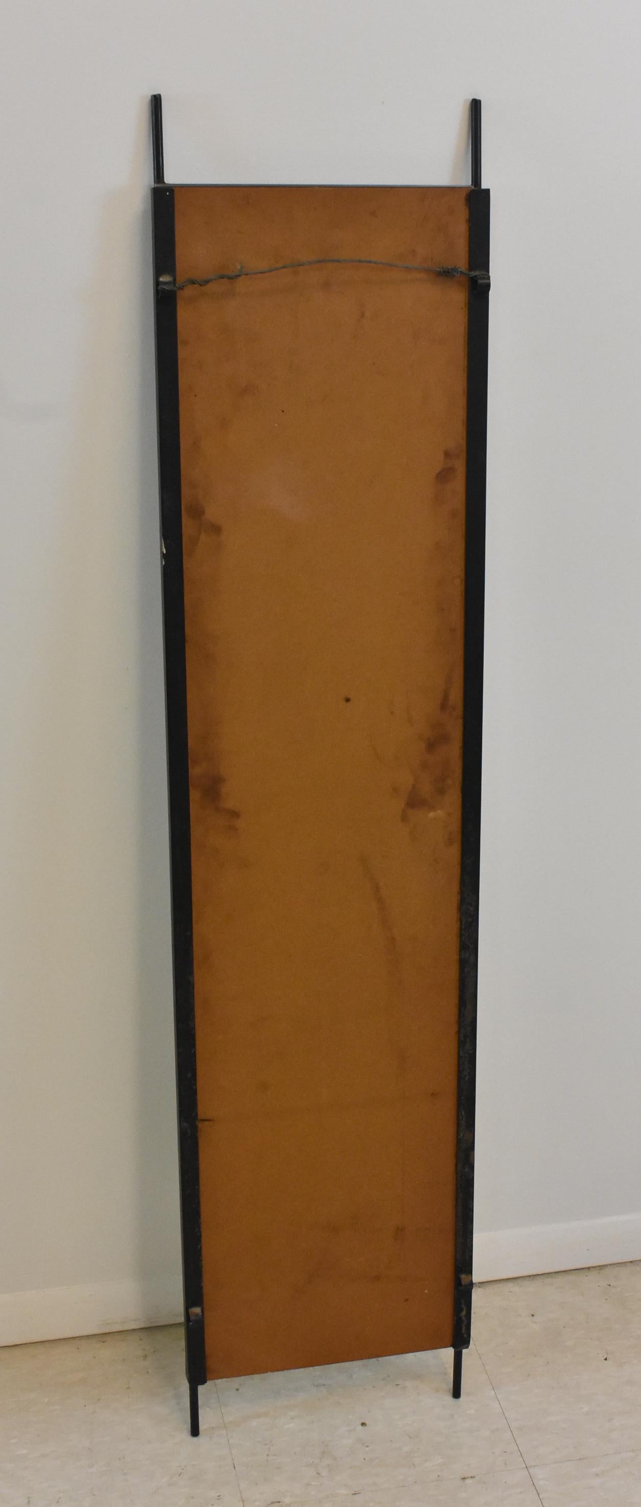 Mid-Century Modern Paul McCobb Mirror Welded Iron In Good Condition In Toledo, OH