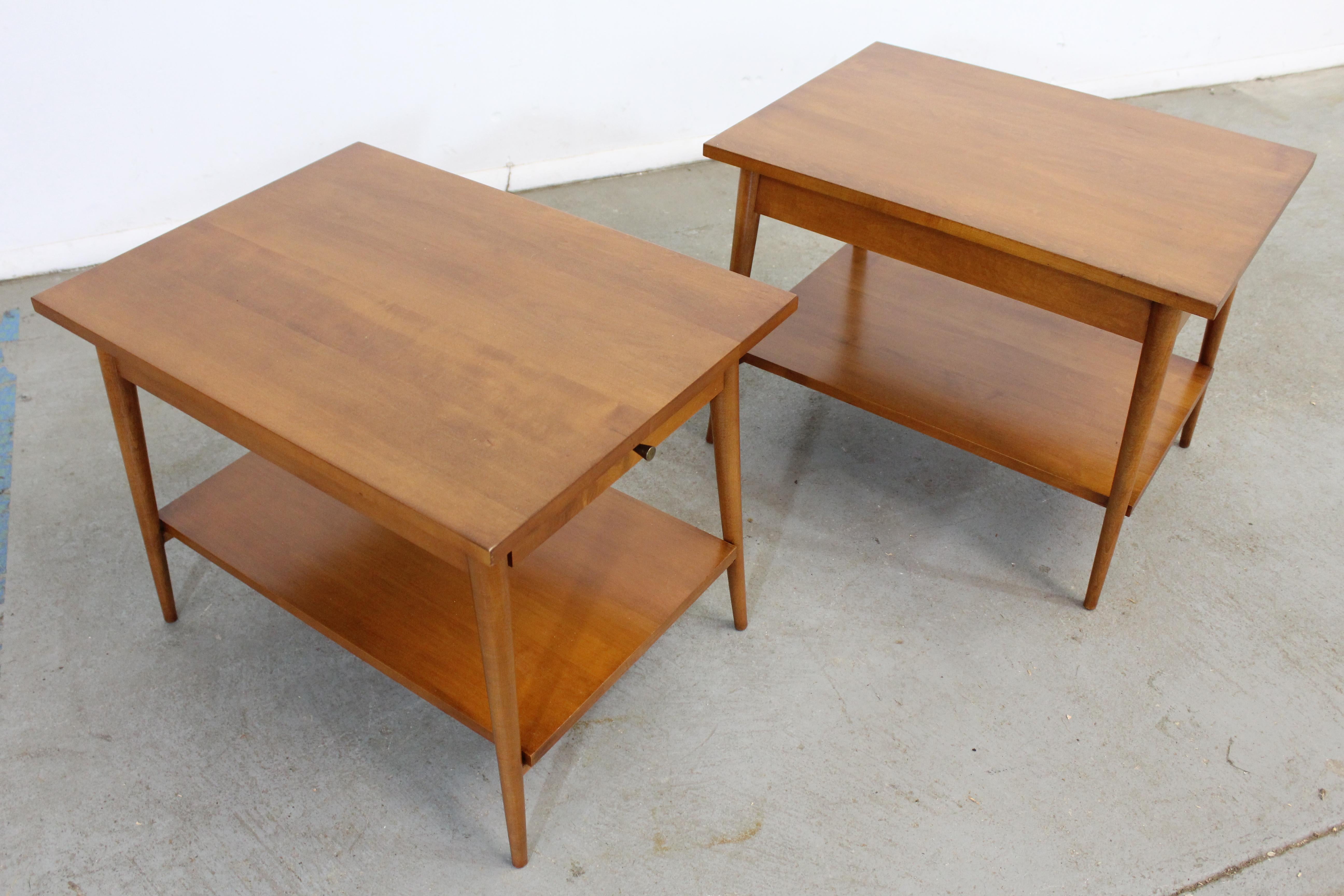 Mid-Century Modern Paul Mccobb Nightstands/End Tables For Sale 9