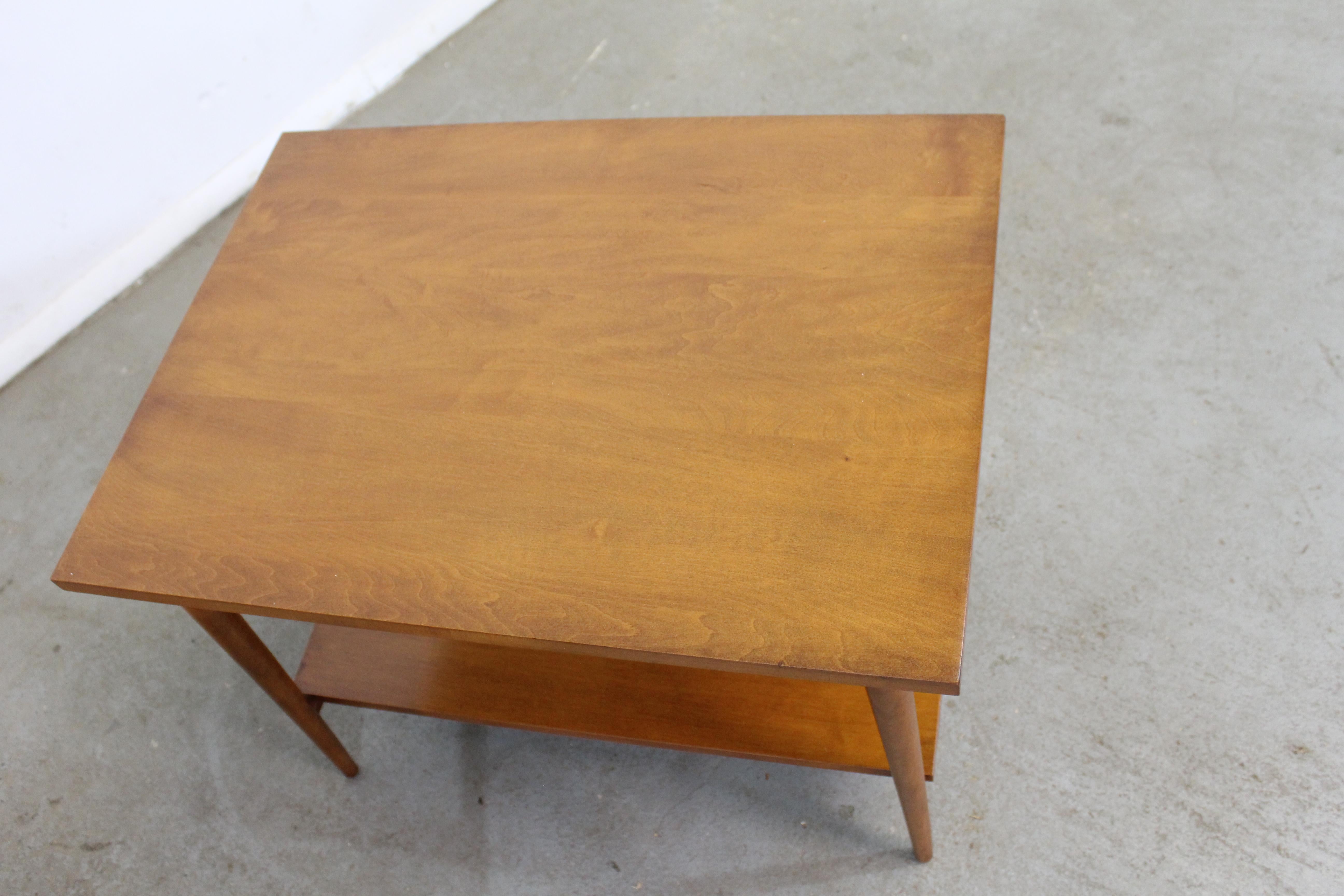Birch Mid-Century Modern Paul Mccobb Nightstands/End Tables For Sale