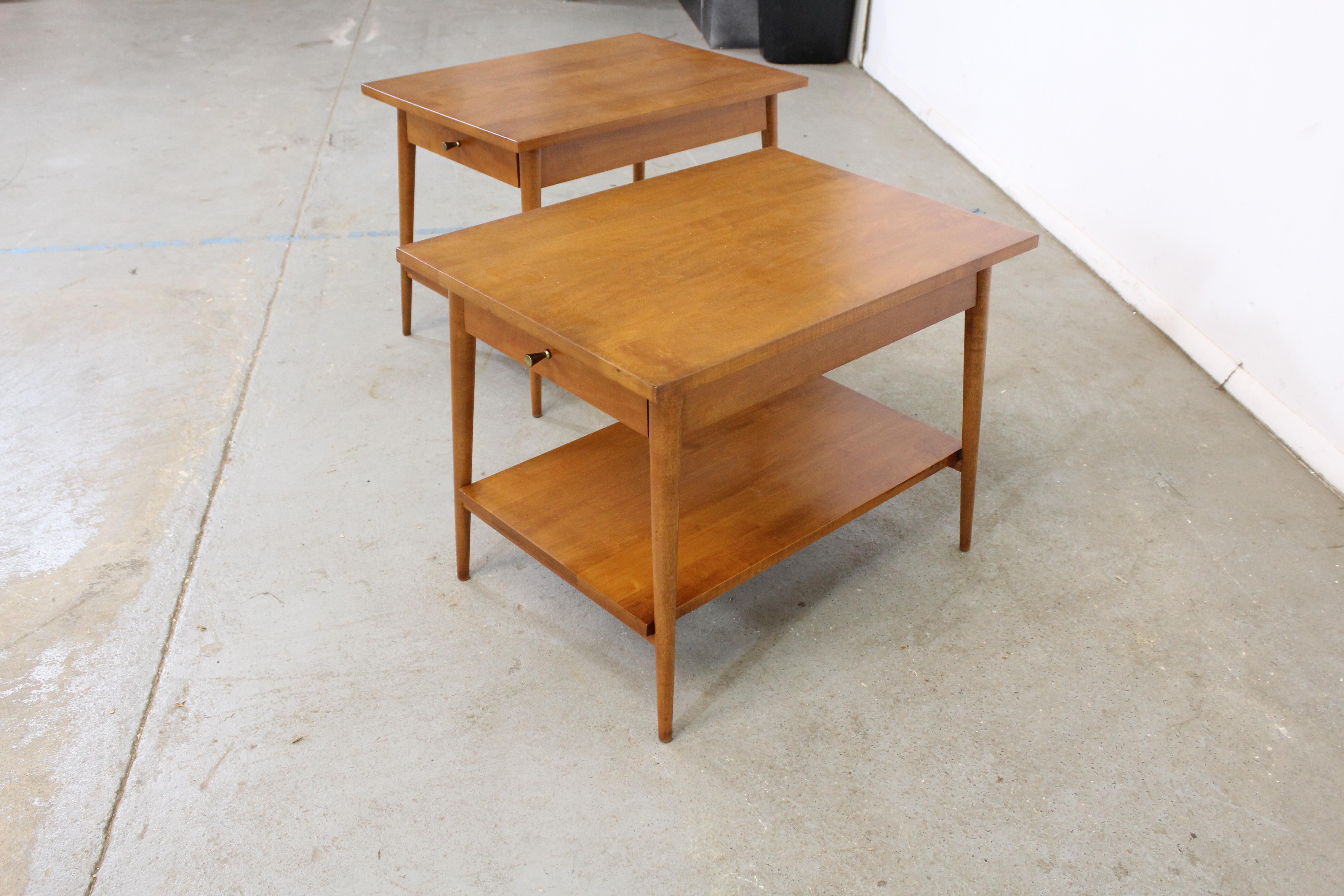 Mid-Century Modern Paul Mccobb Nightstands/End Tables For Sale 2