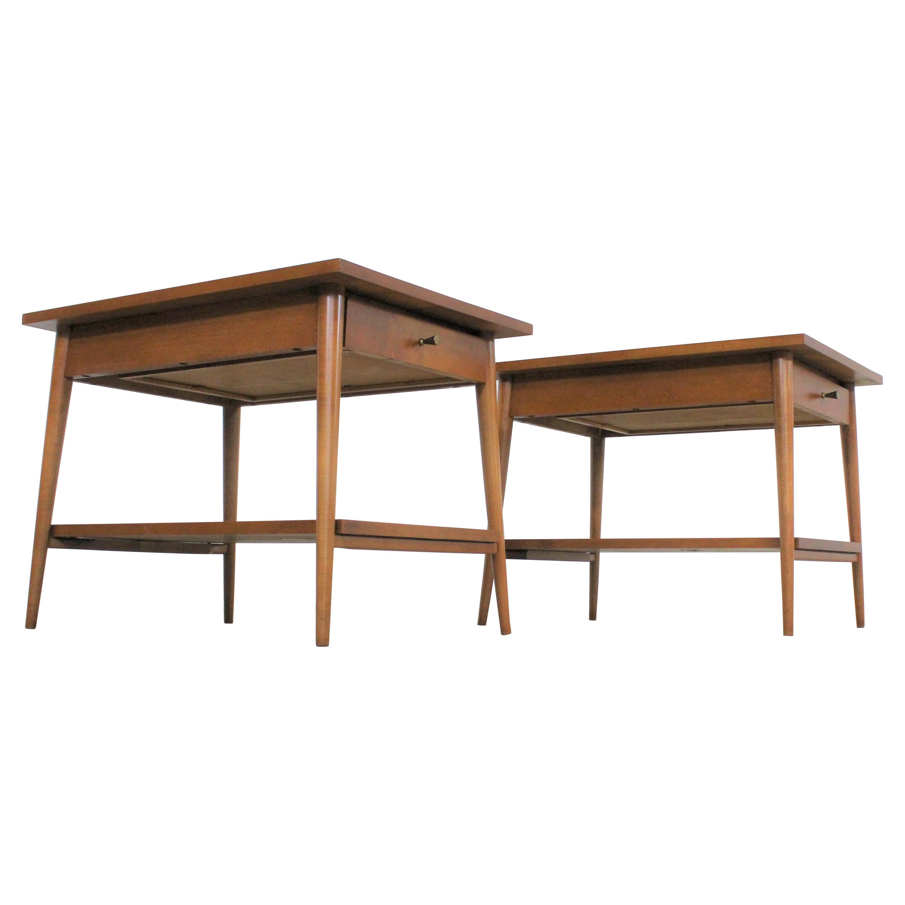 Mid-Century Modern Paul Mccobb Nightstands/End Tables For Sale