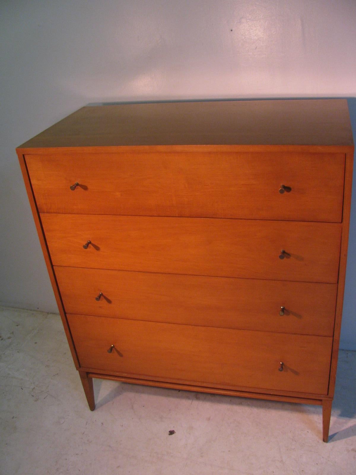 American Mid-Century Modern Paul McCobb Planner Group 4-Drawer Dresser