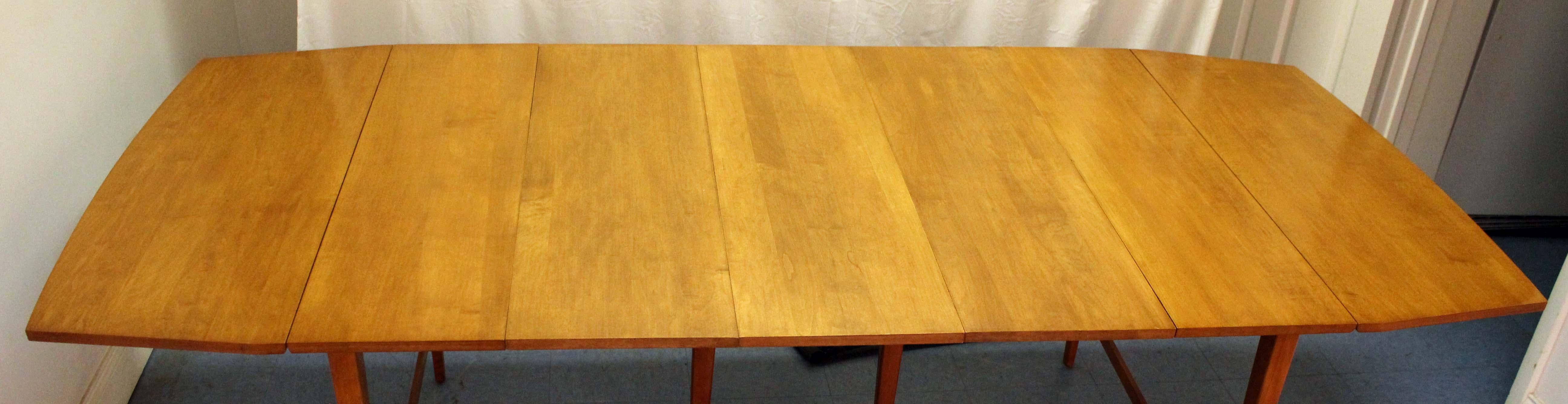 American Mid-Century Modern Paul McCobb Planner Group Drop-Leaf Dining Table