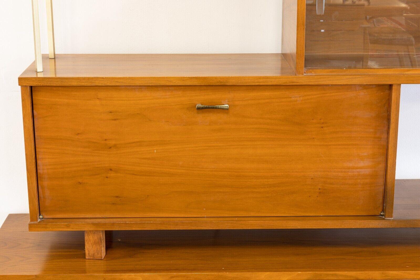 Mid-Century Modern Paul McCobb Style 2 Piece Wall Unit by James Philips 4