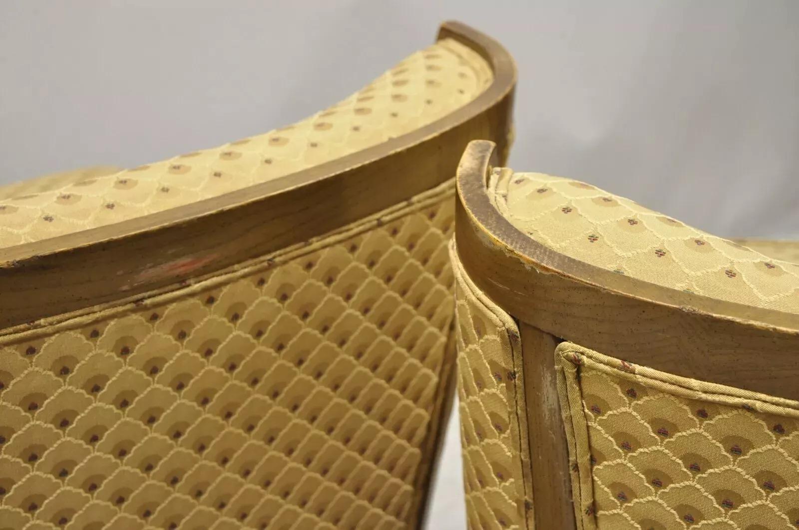 Paire de chaises longues à dossier en tonneau de style The Moderns McCobb en vente 1