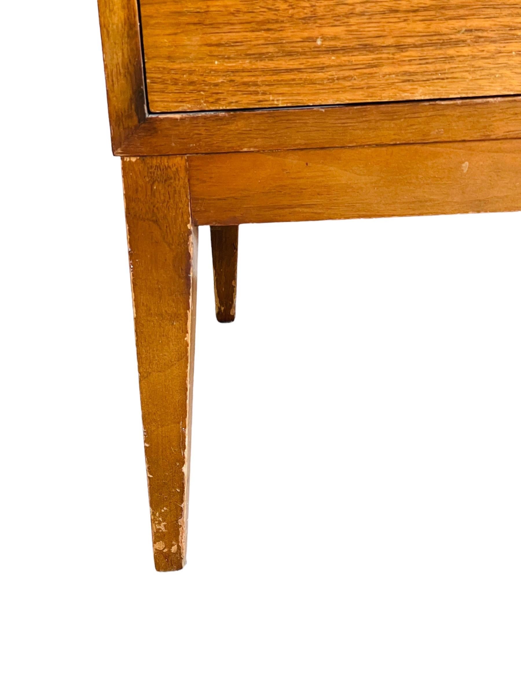Mid-Century Modern Paul McCobb Style Walnut Triple Dresser For Sale 6