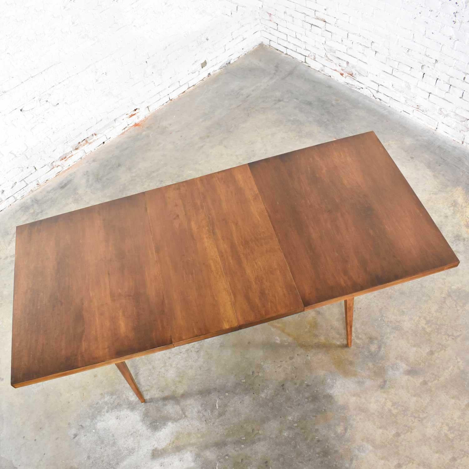 Mid-Century Modern Paul McCobb Winchendon Planner Group Extension Dining Table 6