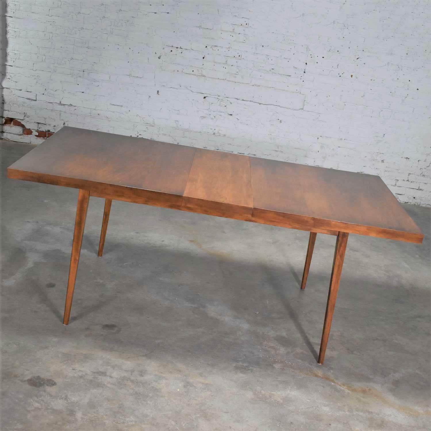 Mid-Century Modern Paul McCobb Winchendon Planner Group Extension Dining Table In Good Condition In Topeka, KS