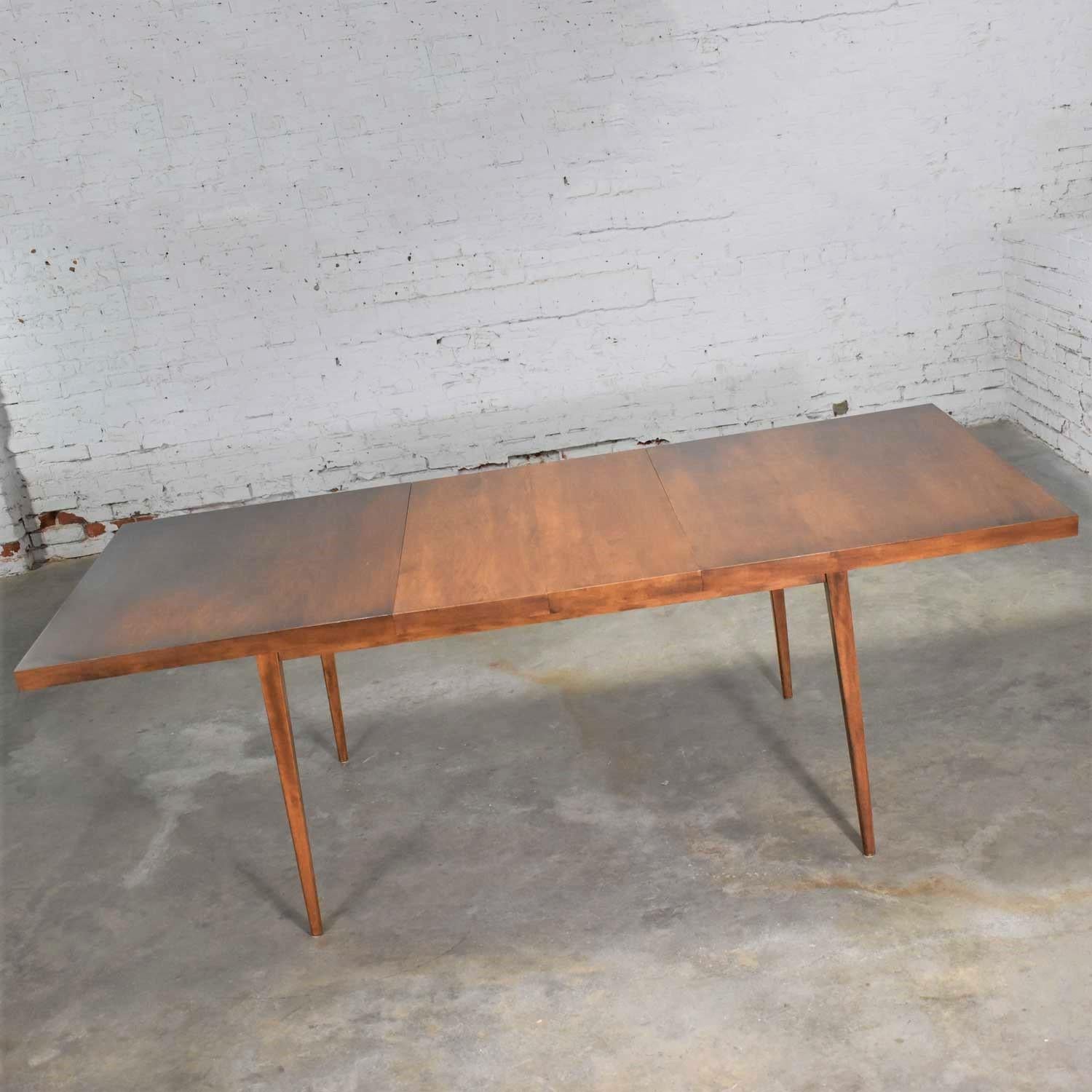 20th Century Mid-Century Modern Paul McCobb Winchendon Planner Group Extension Dining Table