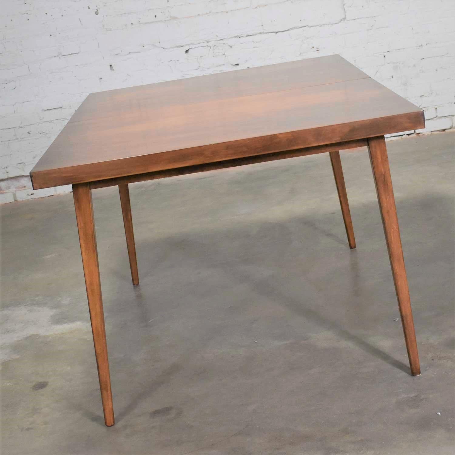 Maple Mid-Century Modern Paul McCobb Winchendon Planner Group Extension Dining Table