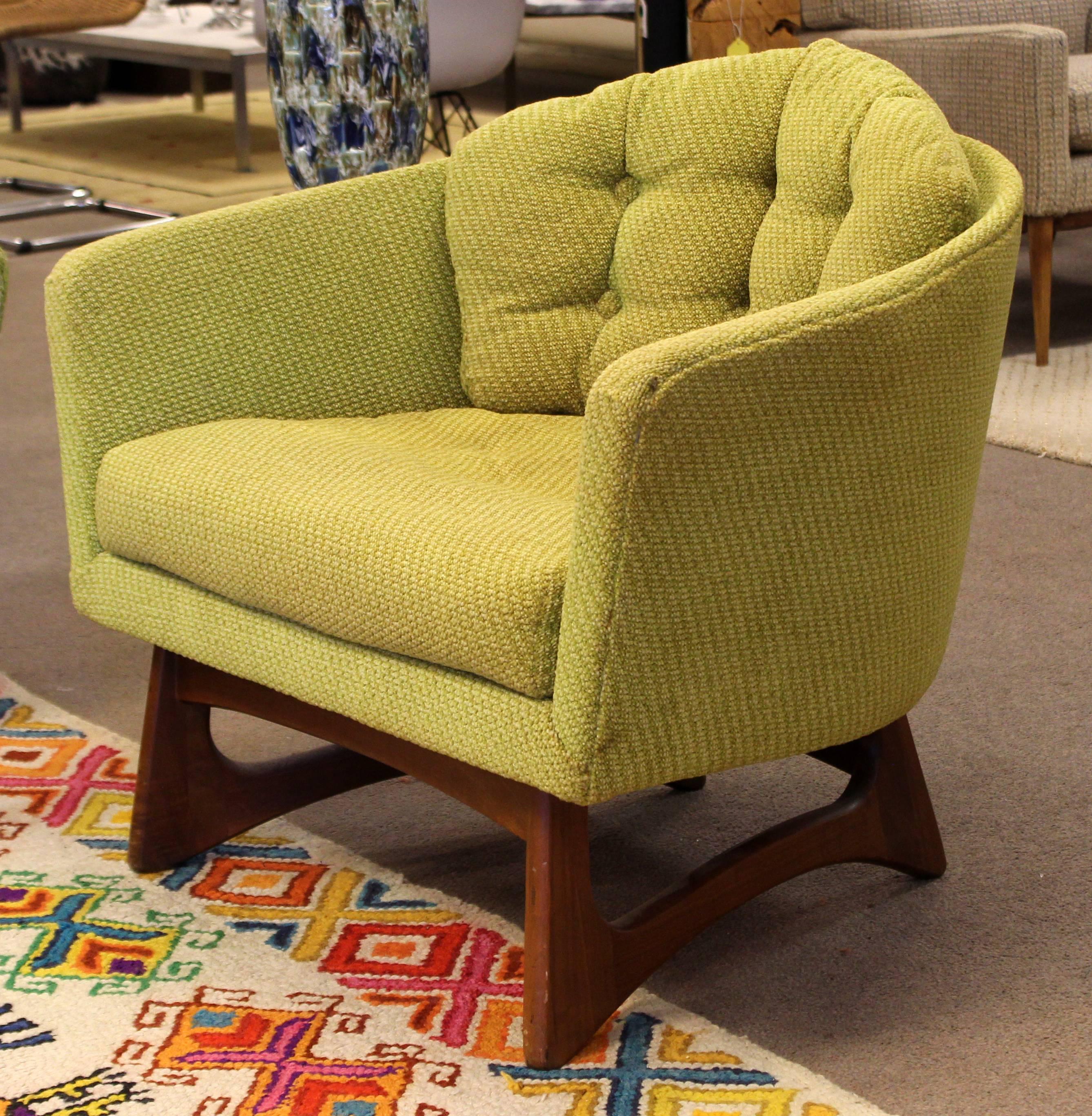 Mid-Century Modern Pearsall for Craft Assoc. Green Gondola Sofa Chair Set, 1960s 5