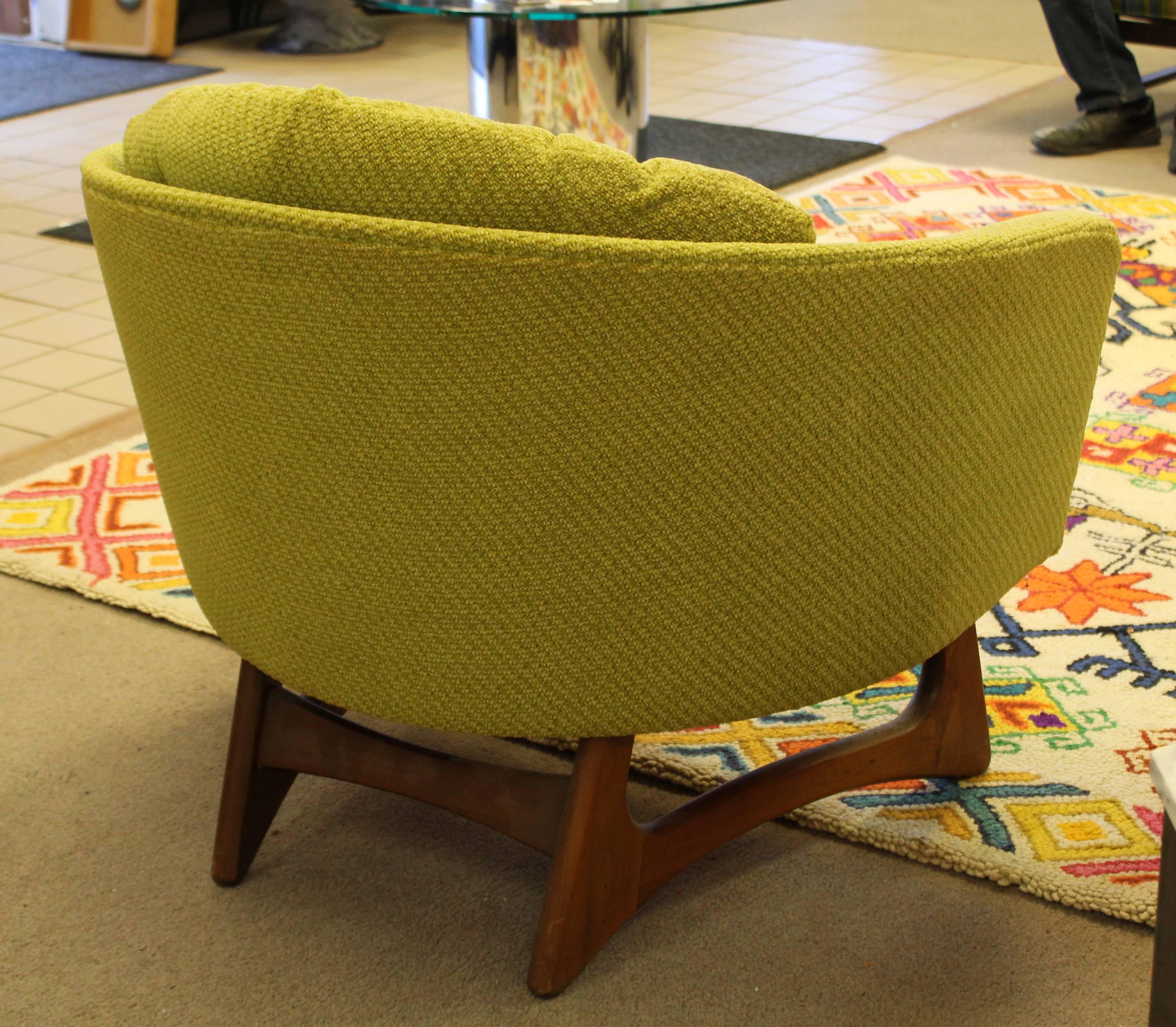 Mid-Century Modern Pearsall for Craft Assoc. Green Gondola Sofa Chair Set, 1960s 7