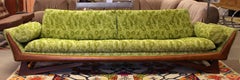 Mid-Century Modern Pearsall for Craft Assoc. Green Gondola Sofa Chair Set, 1960s