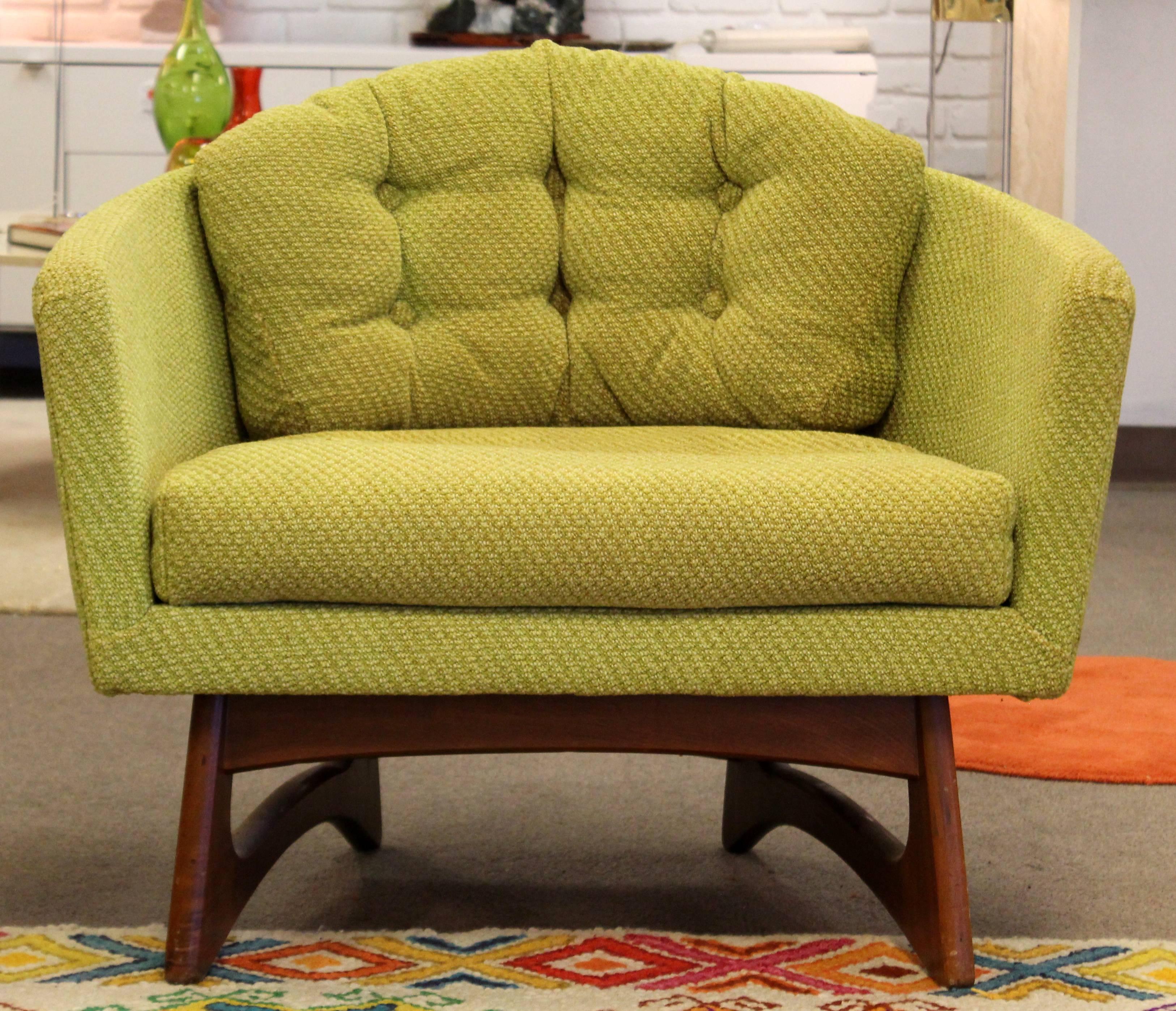 Mid-Century Modern Pearsall for Craft Assoc. Green Gondola Sofa Chair Set, 1960s 3