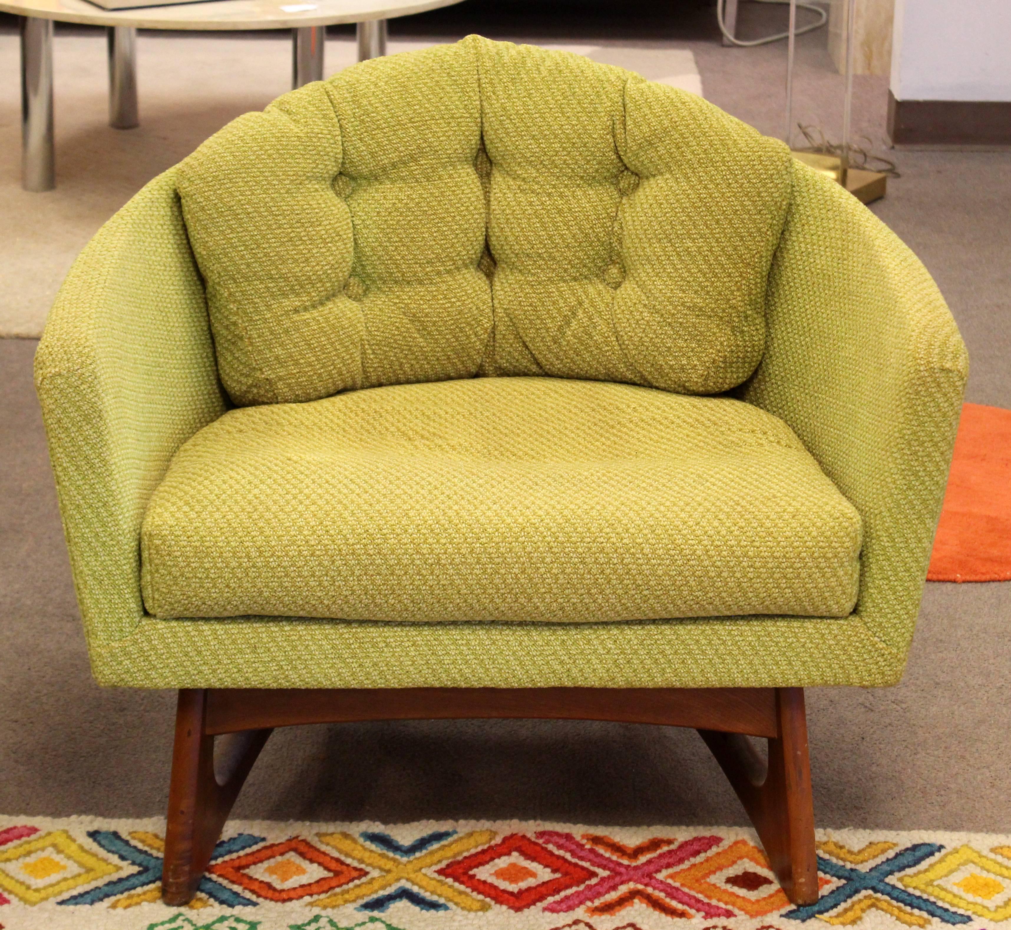 Mid-Century Modern Pearsall for Craft Assoc. Green Gondola Sofa Chair Set, 1960s 4