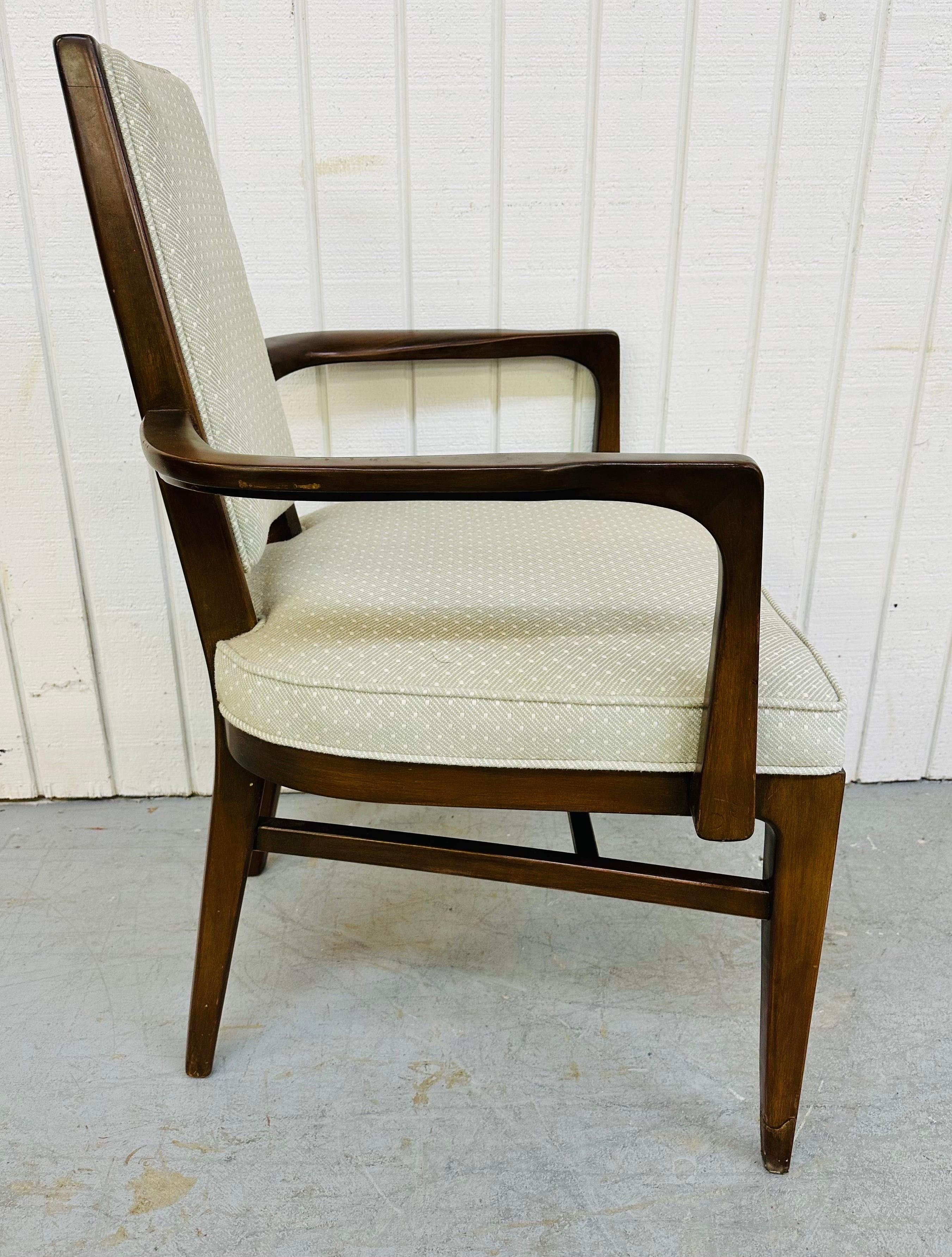 Mid-20th Century Mid-Century Modern Pearsall Style Walnut Dining Chairs, Set of 6