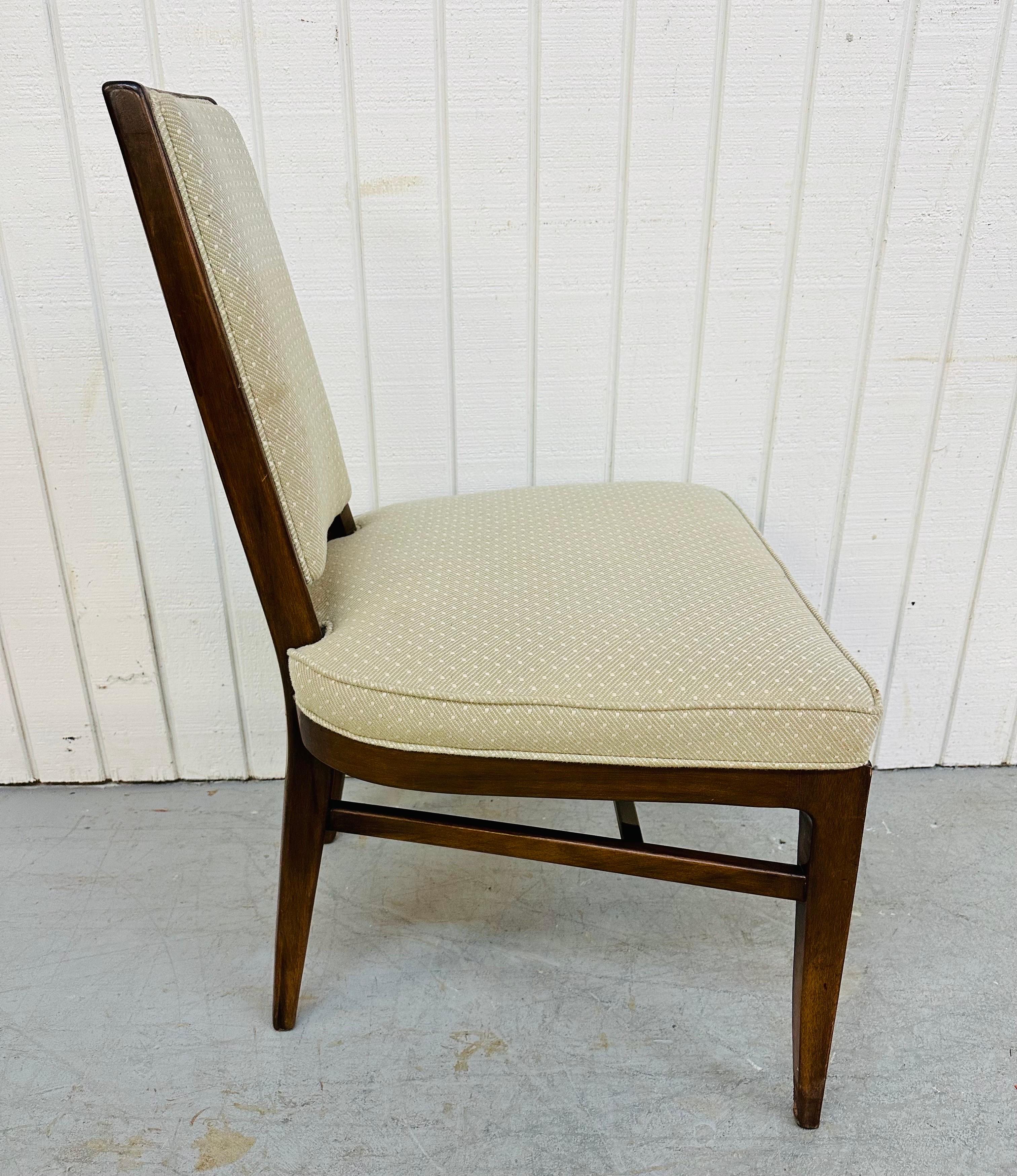 Mid-Century Modern Pearsall Style Walnut Dining Chairs, Set of 6 2