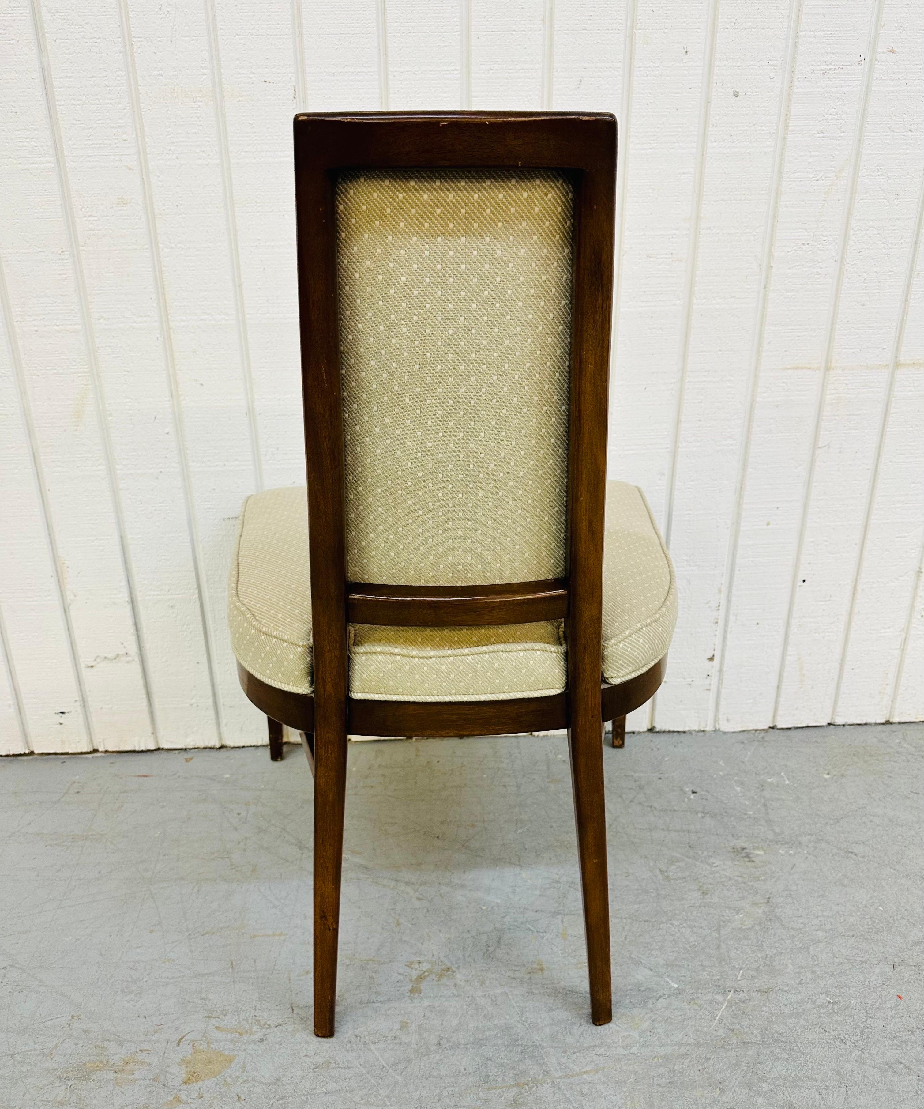 Mid-Century Modern Pearsall Style Walnut Dining Chairs, Set of 6 3