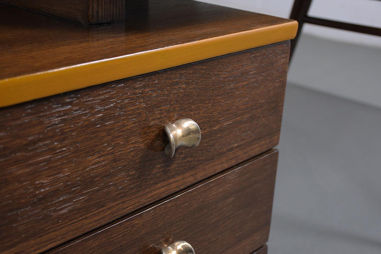 Mid-Century Modern Pedestal Desk 2