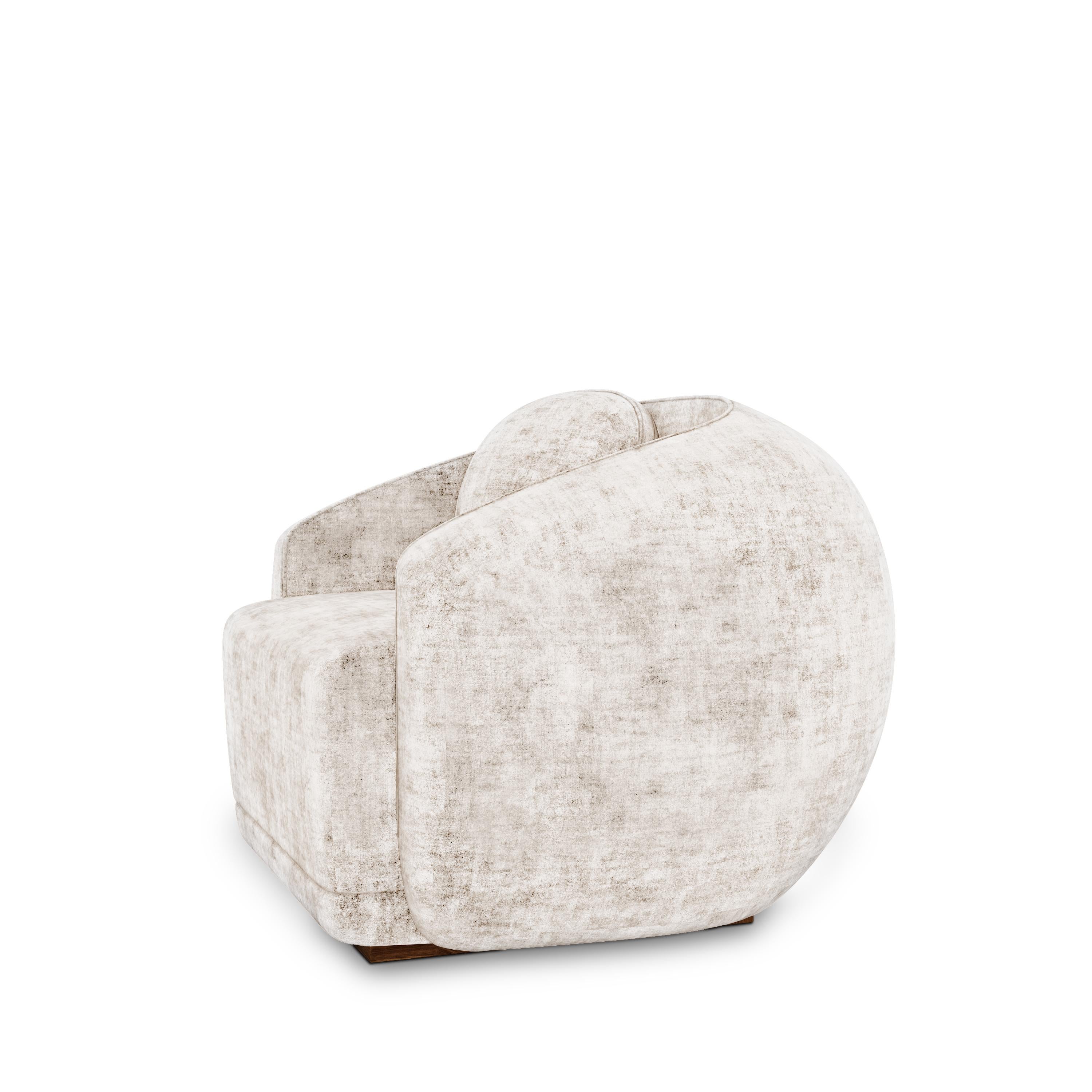 Mid-Century Modern Peggy Armchair Nobilis Made in Portugal by Ottiu For Sale 4