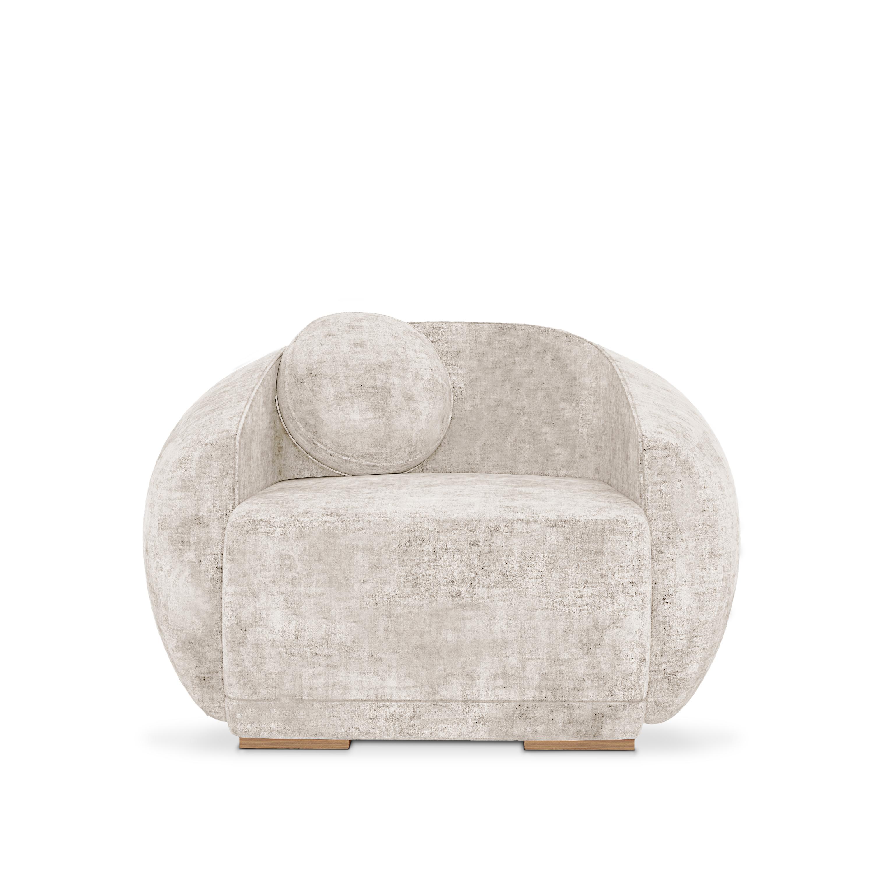 Mid-Century Modern Peggy Armchair Nobilis Made in Portugal by Ottiu In New Condition For Sale In RIO TINTO, PT
