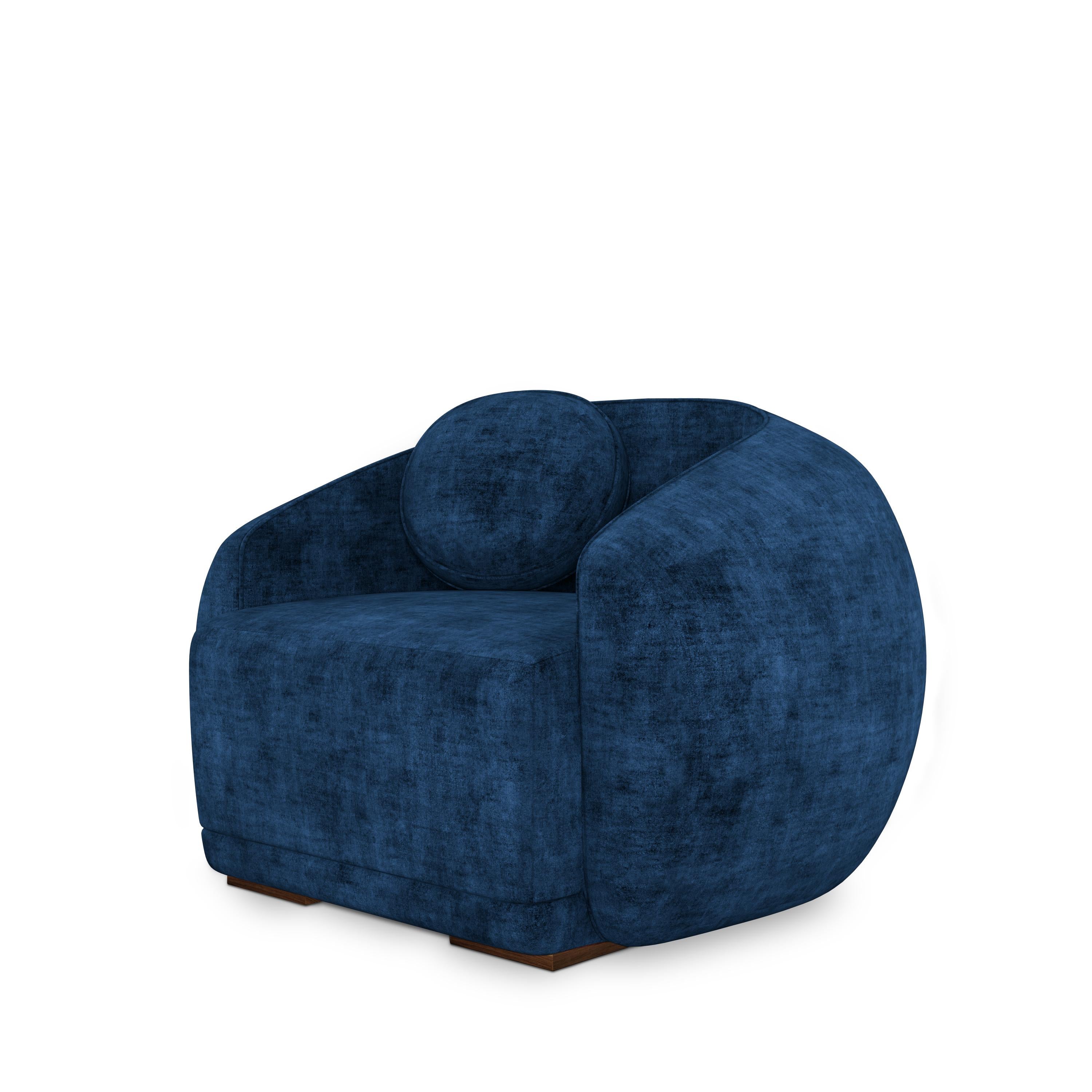Mid-Century Modern Peggy Armchair Nobilis Made in Portugal by Ottiu For Sale 1