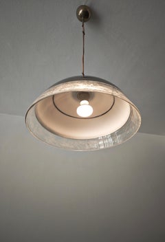 Araña colgante moderna de mediados de siglo Vidrio de Murano F.lli Toso Italia Años 70