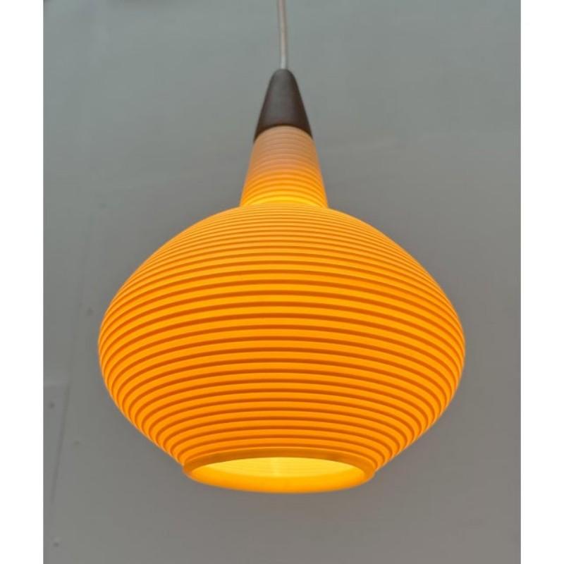 Mid-Century Modern Pendant Lamp by Yasha Heifetz for Rotaflex Heifetz, 1960s For Sale 5