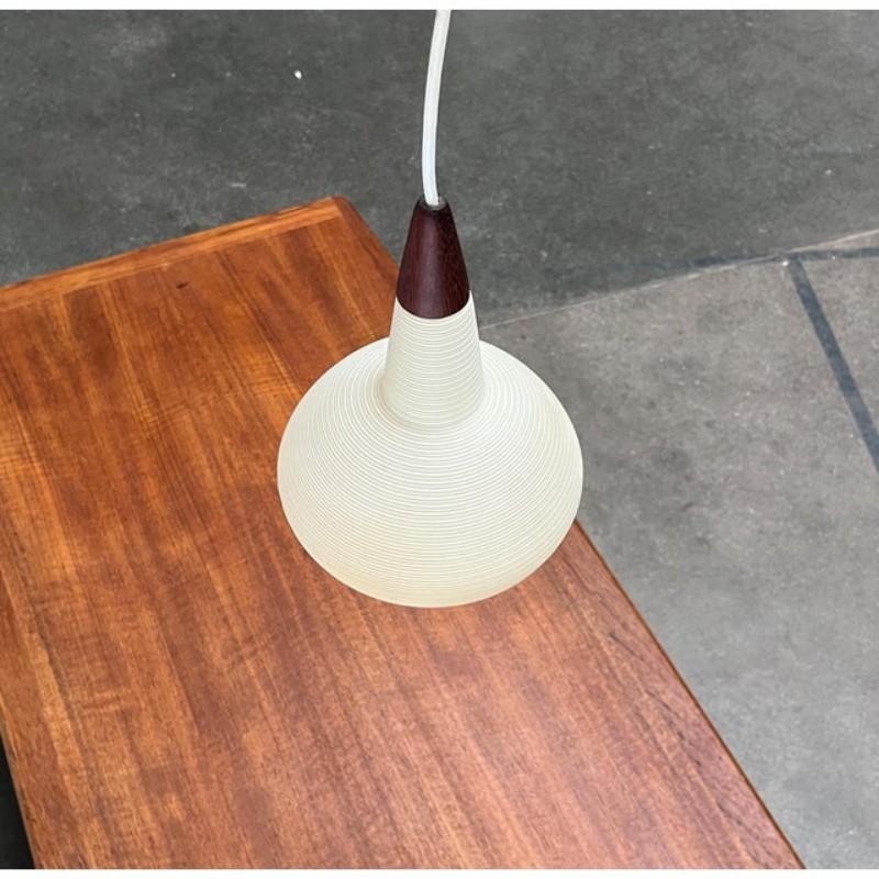 Mid-Century Modern Pendant Lamp by Yasha Heifetz for Rotaflex Heifetz, 1960s For Sale 6