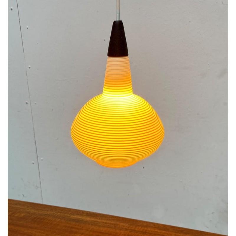 Mid-Century Modern Pendant Lamp by Yasha Heifetz for Rotaflex Heifetz, 1960s For Sale 7