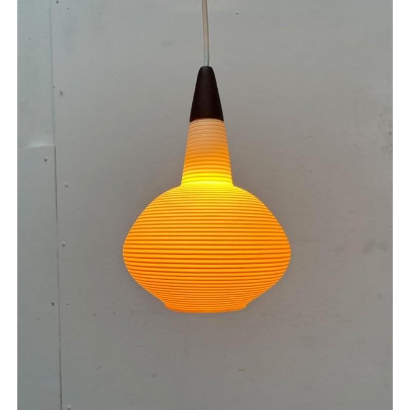 Mid-Century Modern Pendant Lamp by Yasha Heifetz for Rotaflex Heifetz, 1960s For Sale 8
