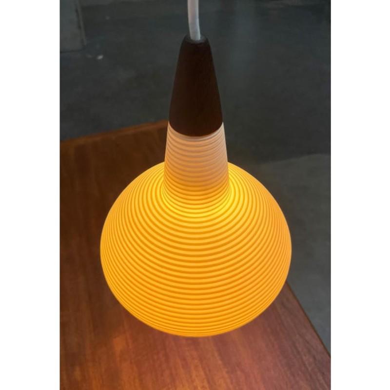 Mid-Century Modern Pendant Lamp by Yasha Heifetz for Rotaflex Heifetz, 1960s For Sale 9