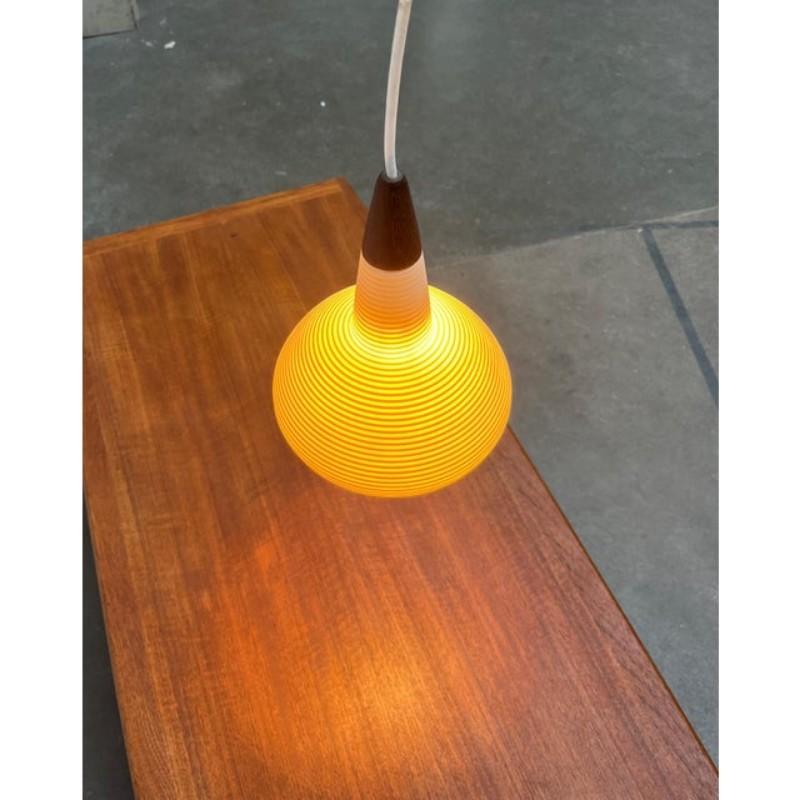 Mid-Century Modern Pendant Lamp by Yasha Heifetz for Rotaflex Heifetz, 1960s For Sale 2