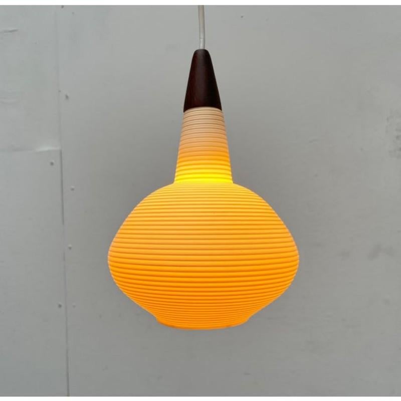 Mid-Century Modern Pendant Lamp by Yasha Heifetz for Rotaflex Heifetz, 1960s For Sale 3