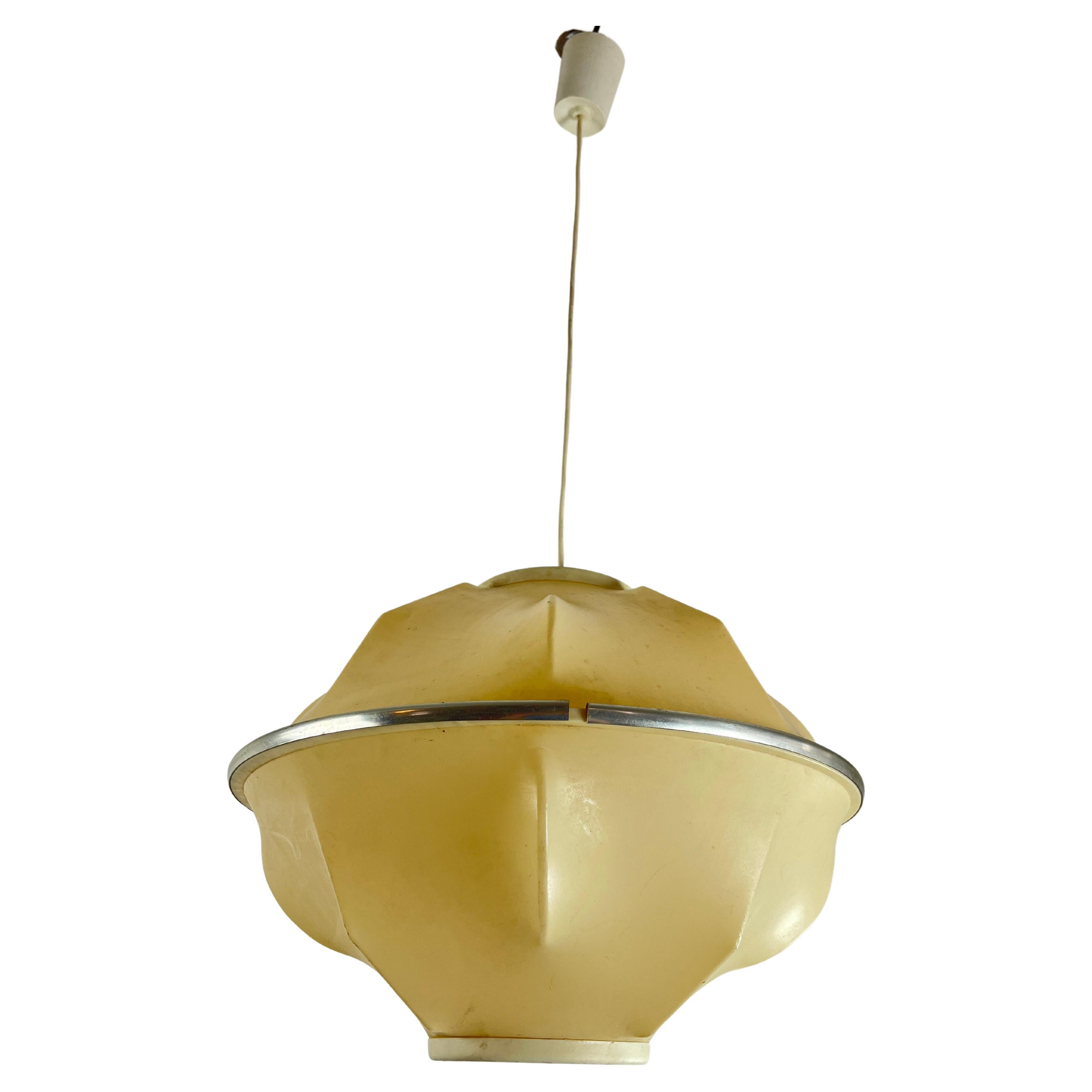 Mid-Century Modern Pendant Lamp Designed & Manufactered Probably By Flos 1960s